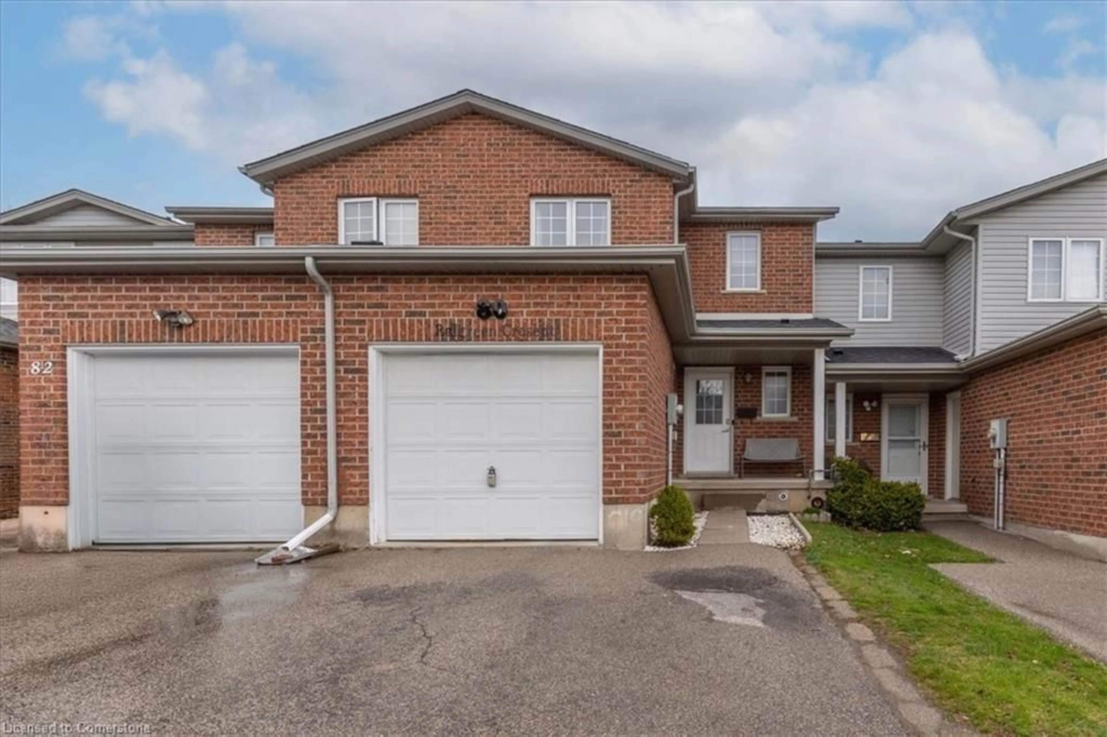 Home with brick exterior material, street for 80 Ralgreen Cres, Kitchener Ontario N2M 1T9