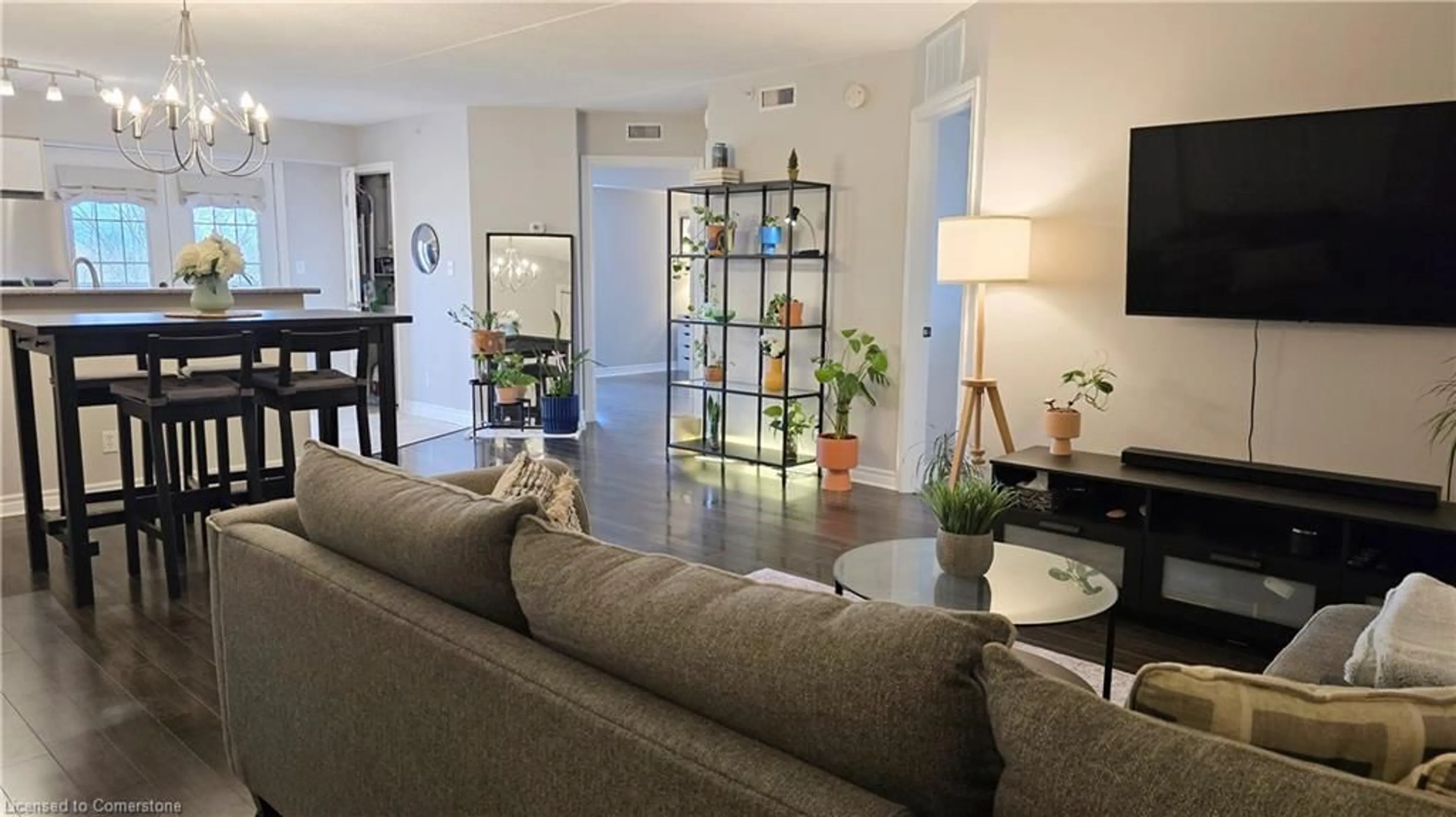 Living room with furniture, unknown for 4005 Kilmer Dr #301, Burlington Ontario L7M 4M2