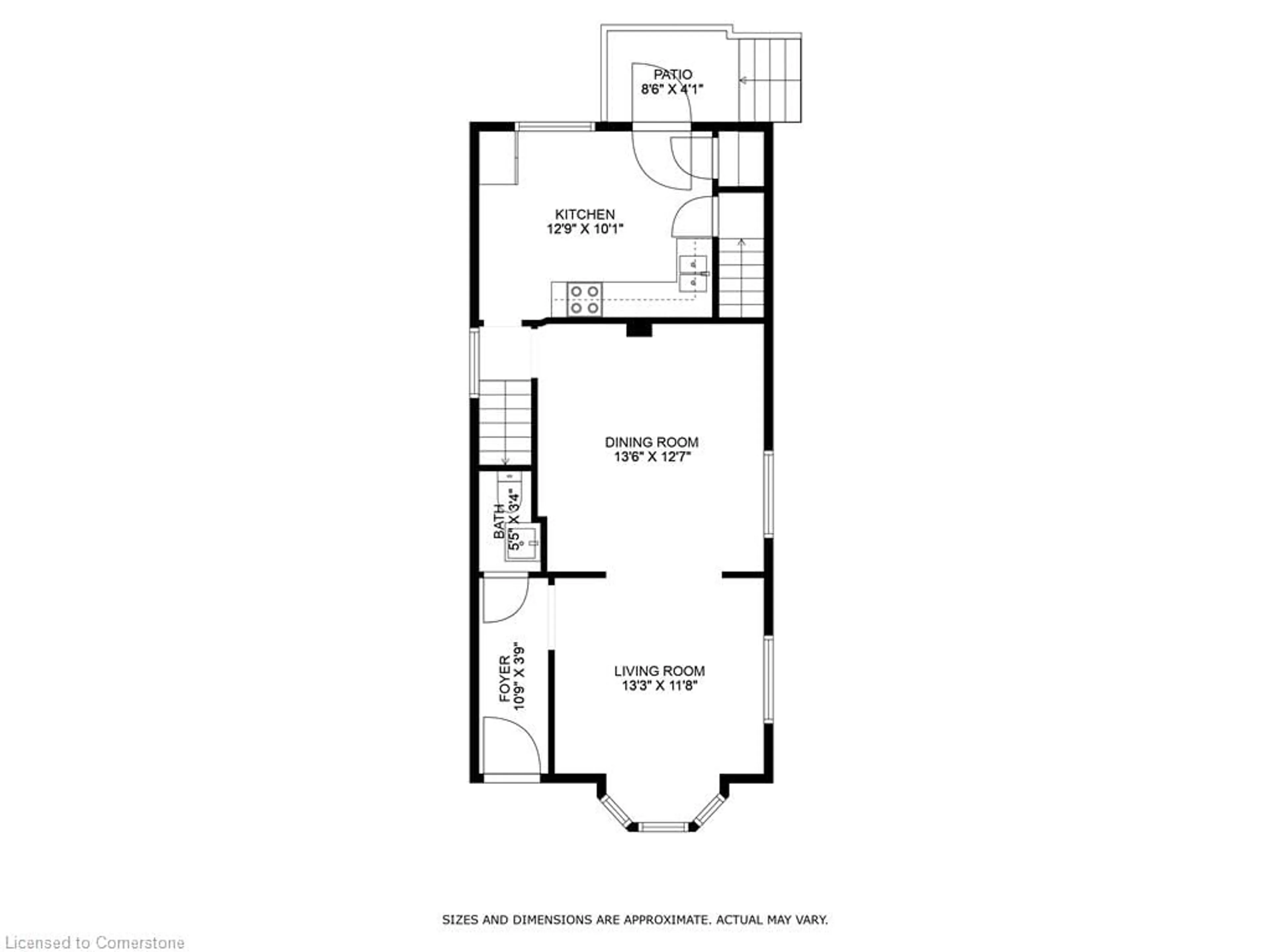 Floor plan for 279 Robert St, Hamilton Ontario L8L 2R5