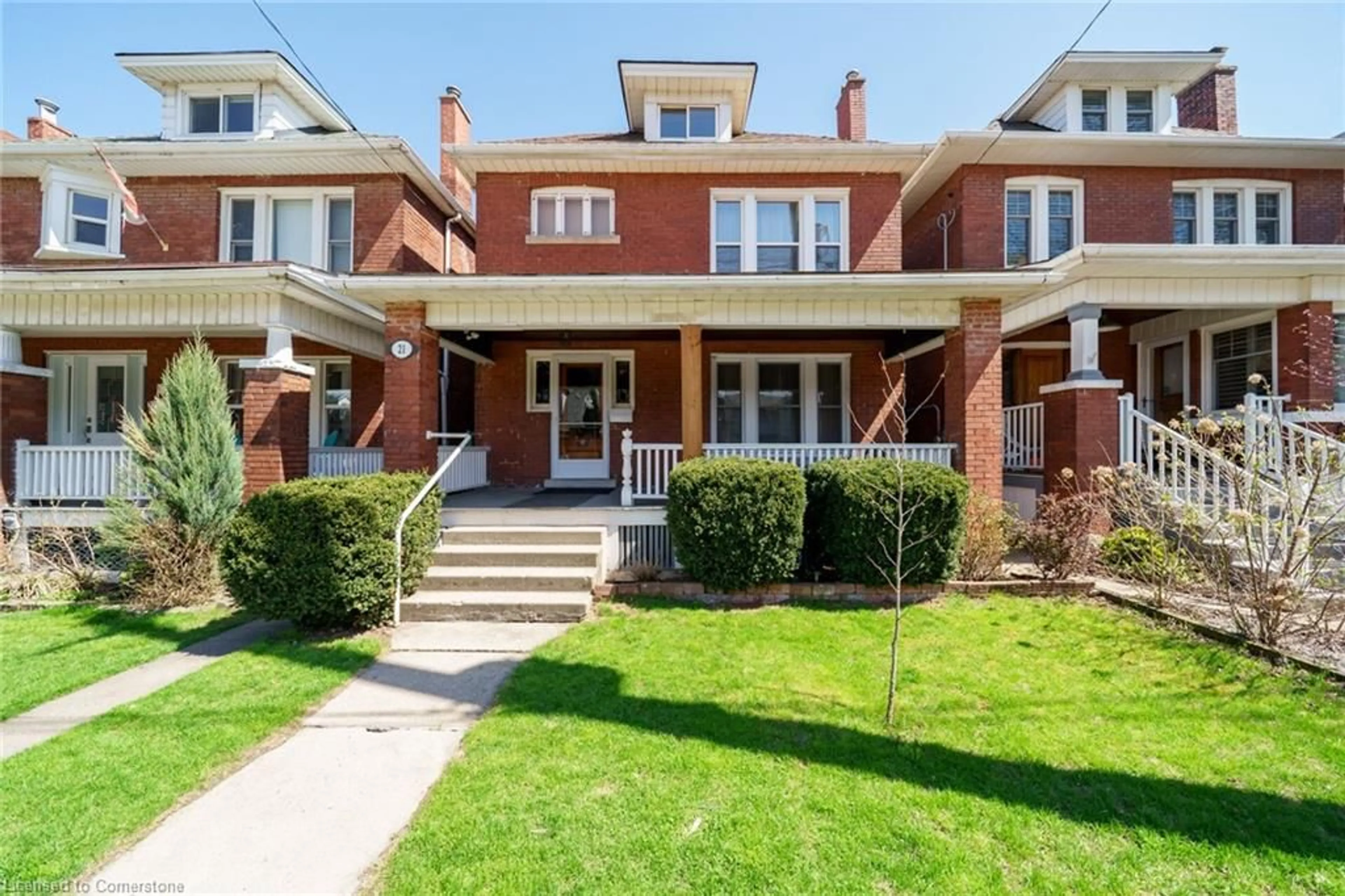 Home with brick exterior material, street for 21 Barnesdale Ave, Hamilton Ontario L8M 2V1
