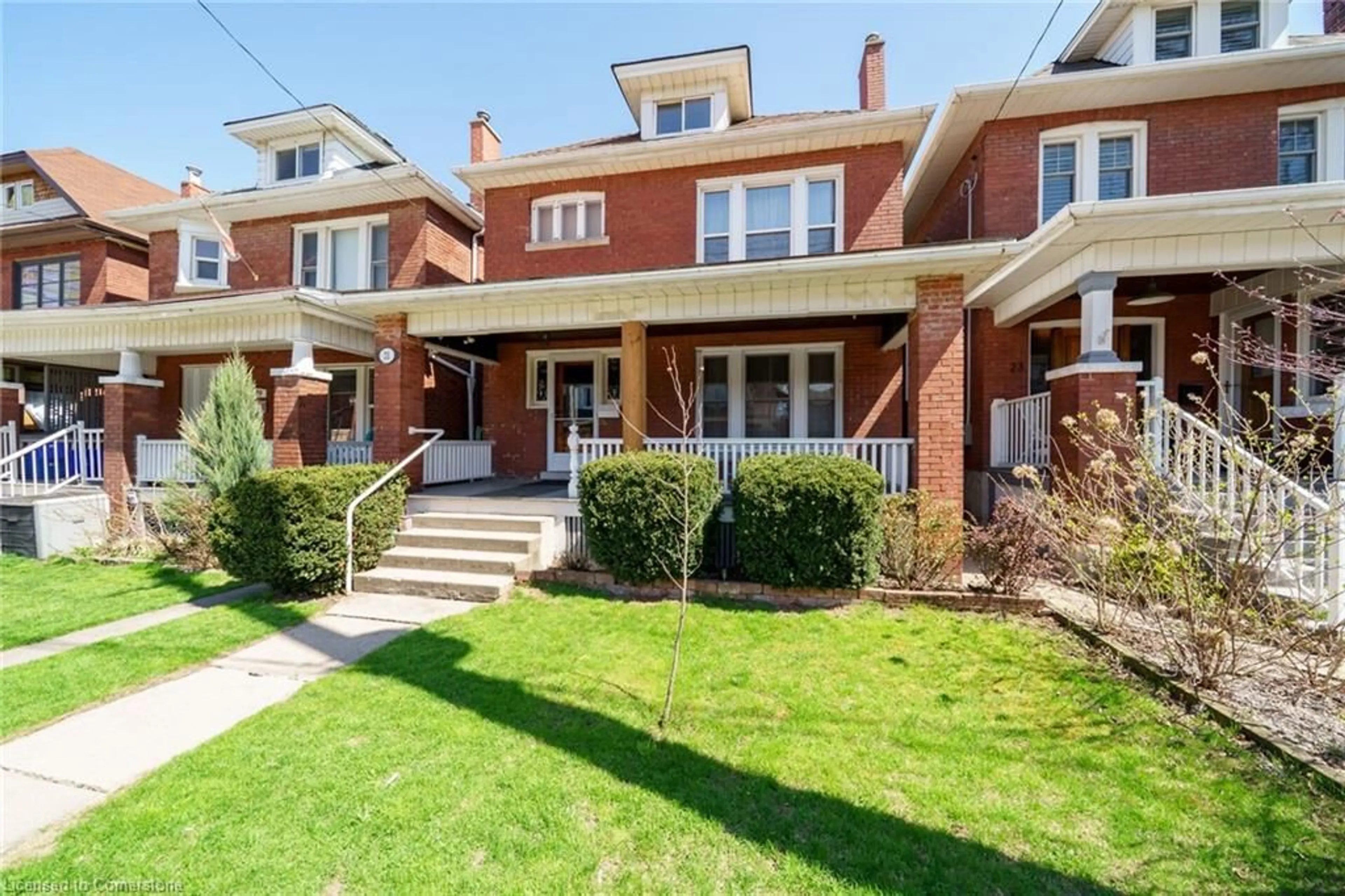 Home with brick exterior material, street for 21 Barnesdale Ave, Hamilton Ontario L8M 2V1