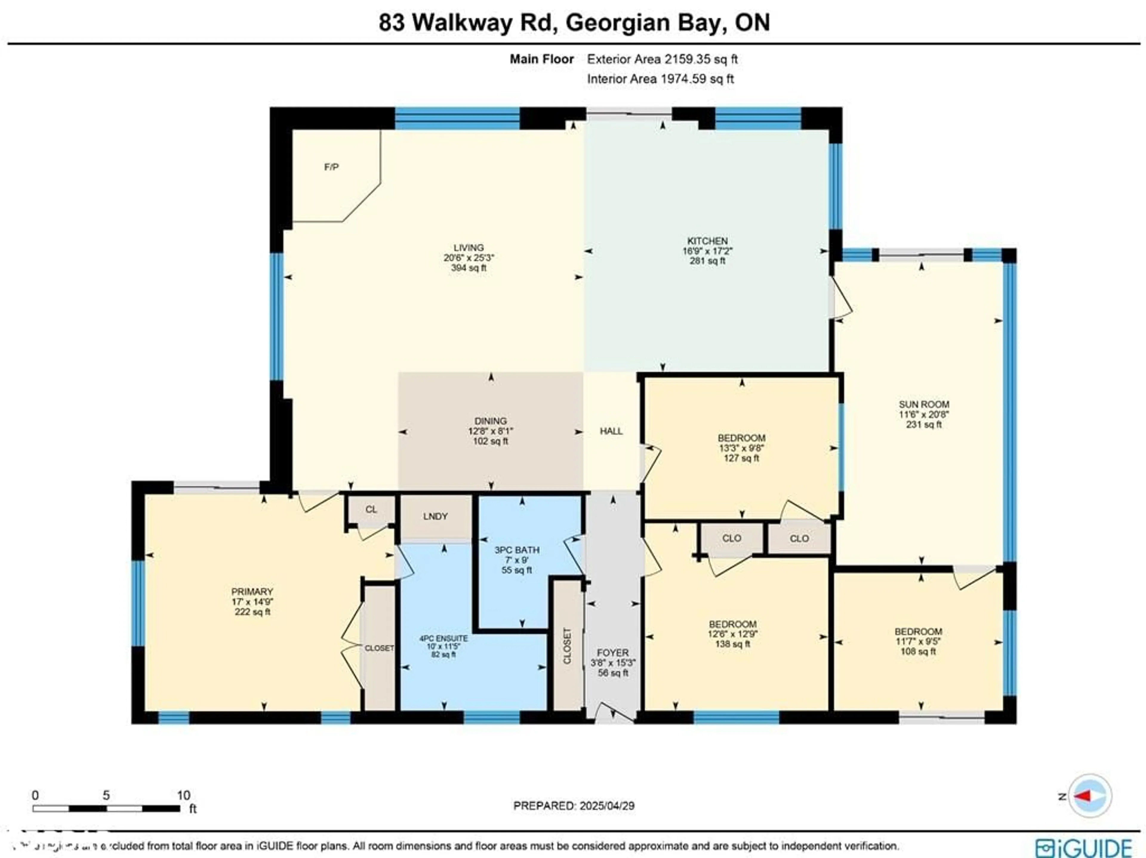 Floor plan for 83 Walkway Rd, Georgian Bay Twp Ontario L0K 1S0