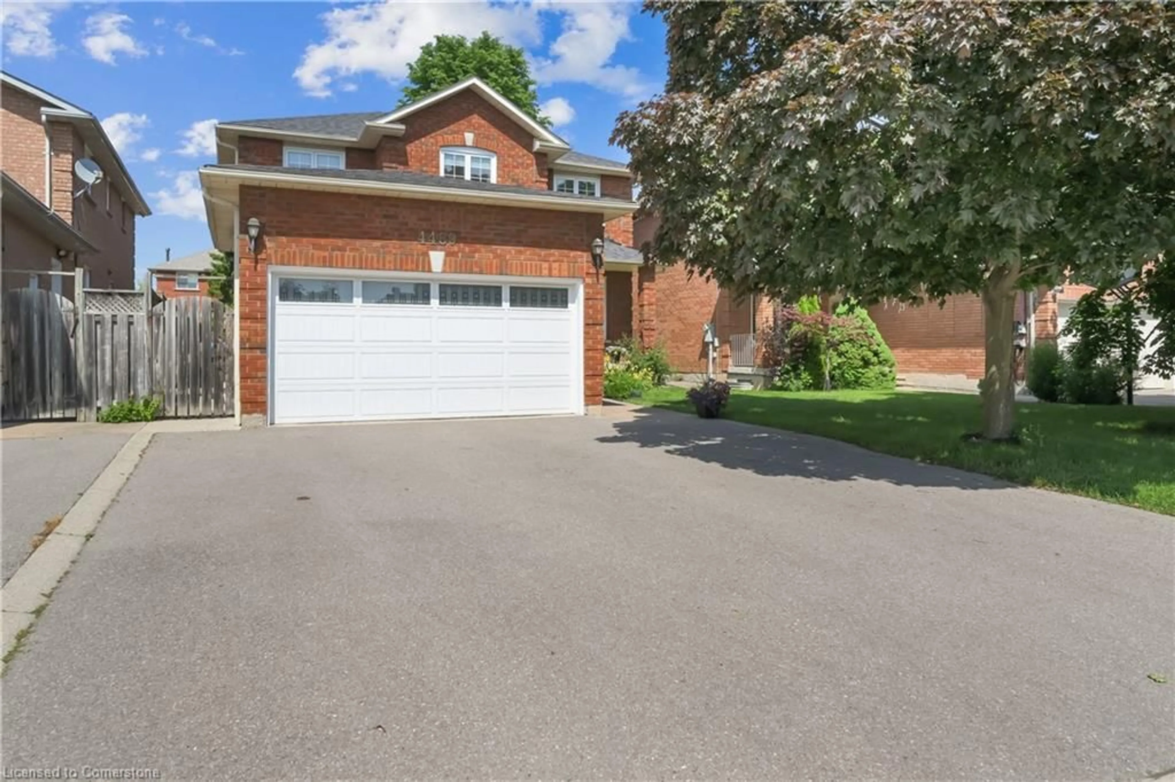 Home with brick exterior material, street for 4489 Stonemill Crt, Mississauga Ontario L5V 1E5