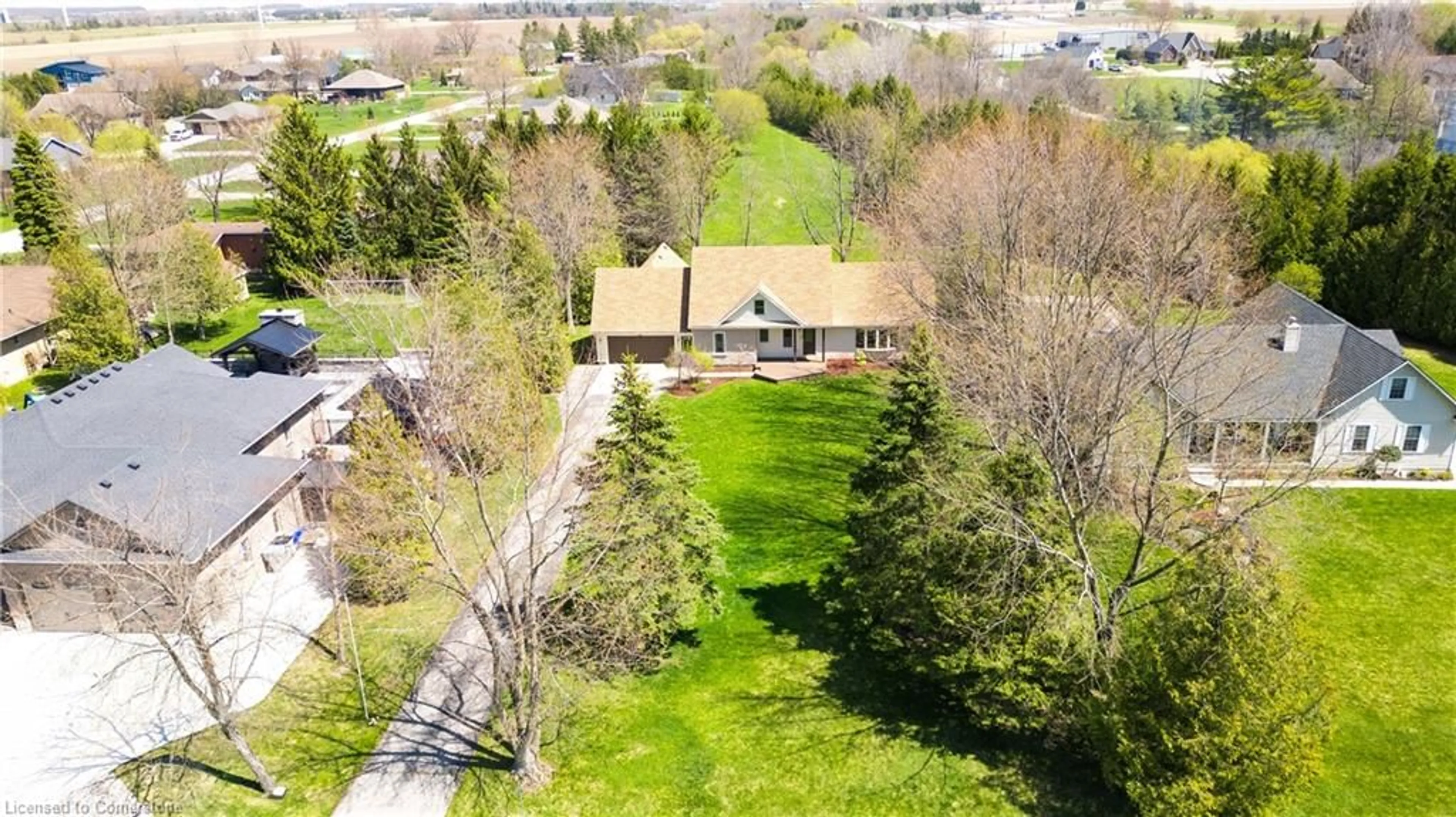 A pic from outside/outdoor area/front of a property/back of a property/a pic from drone, unknown for 72840 Archambault St, St. Joseph Ontario N0M 2T0