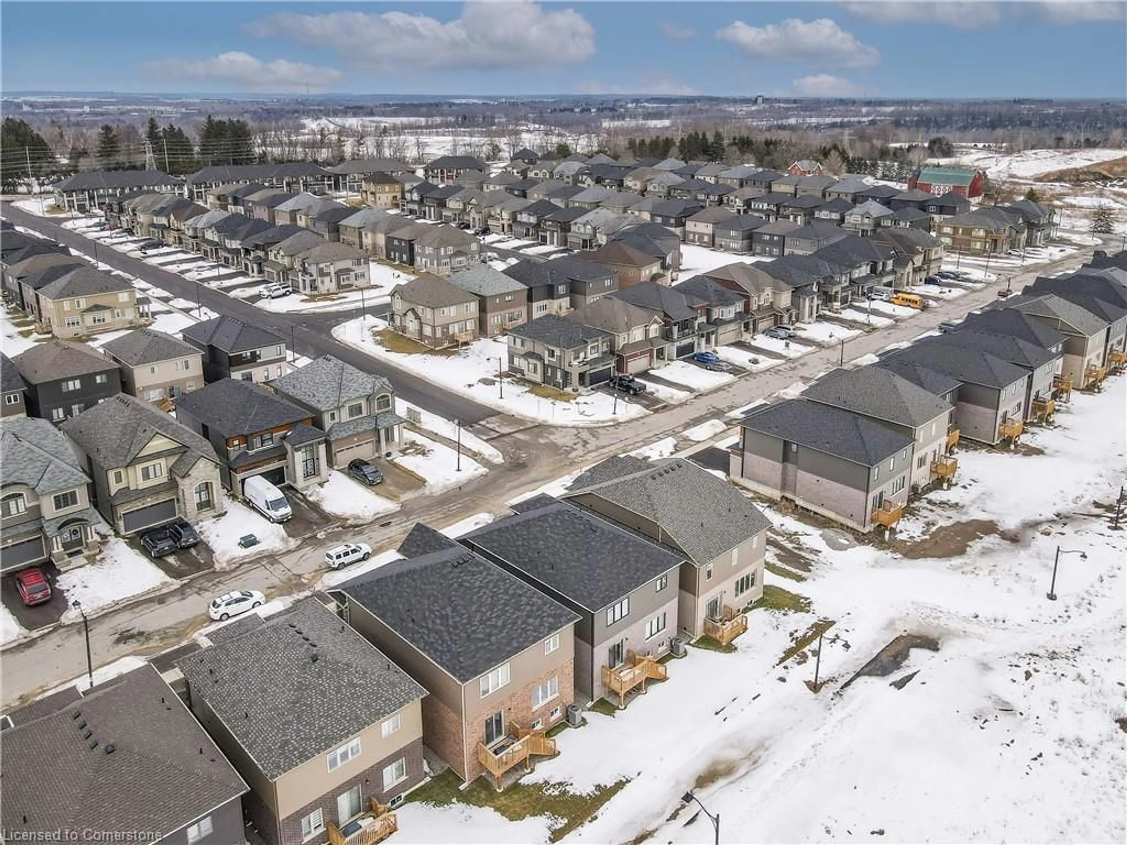 A pic from outside/outdoor area/front of a property/back of a property/a pic from drone, street for 90 Hitchman St, Paris Ontario N3L 0M1
