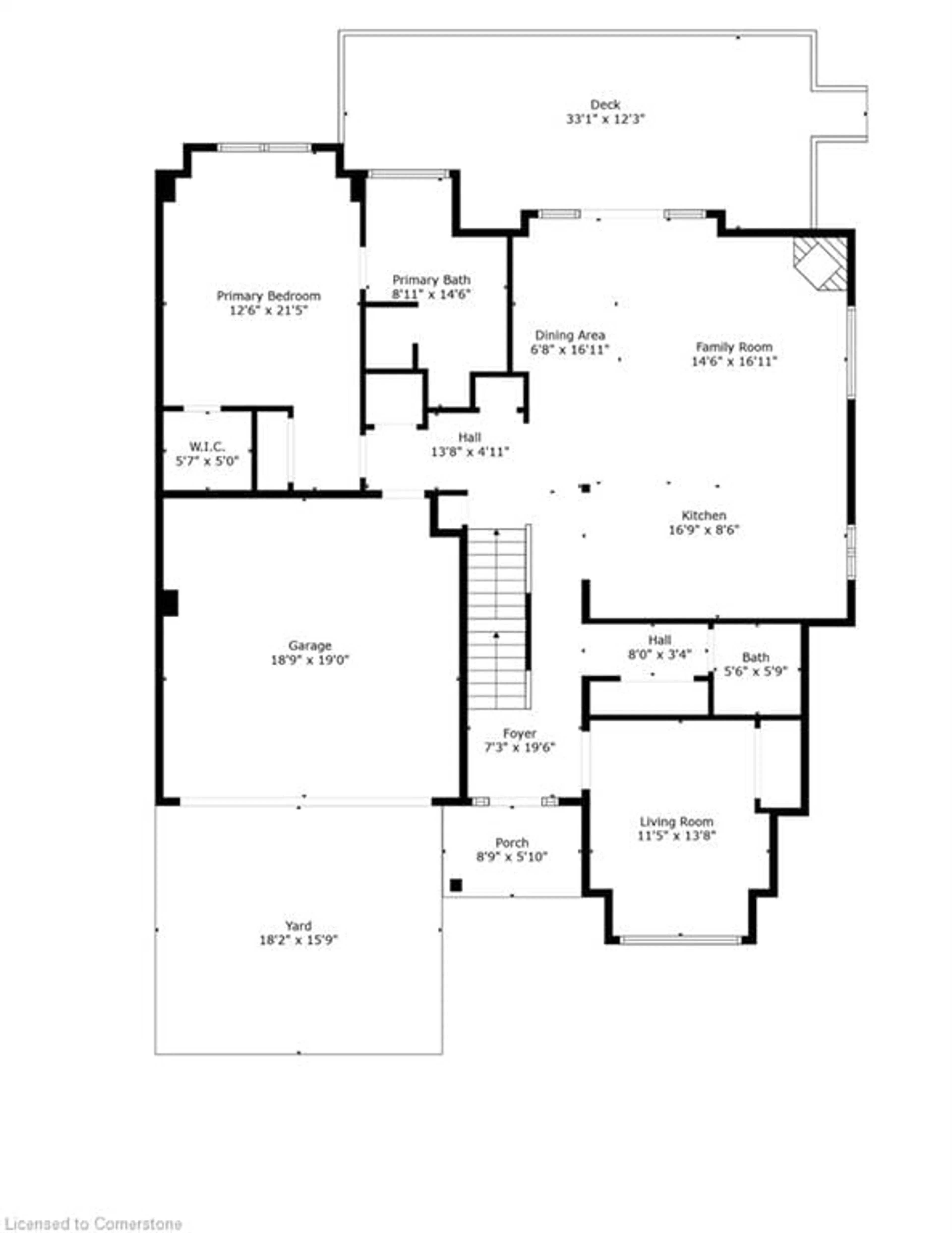 Floor plan for 165 Glendale Avenue #4, St. Catharines Ontario L2T 2K2