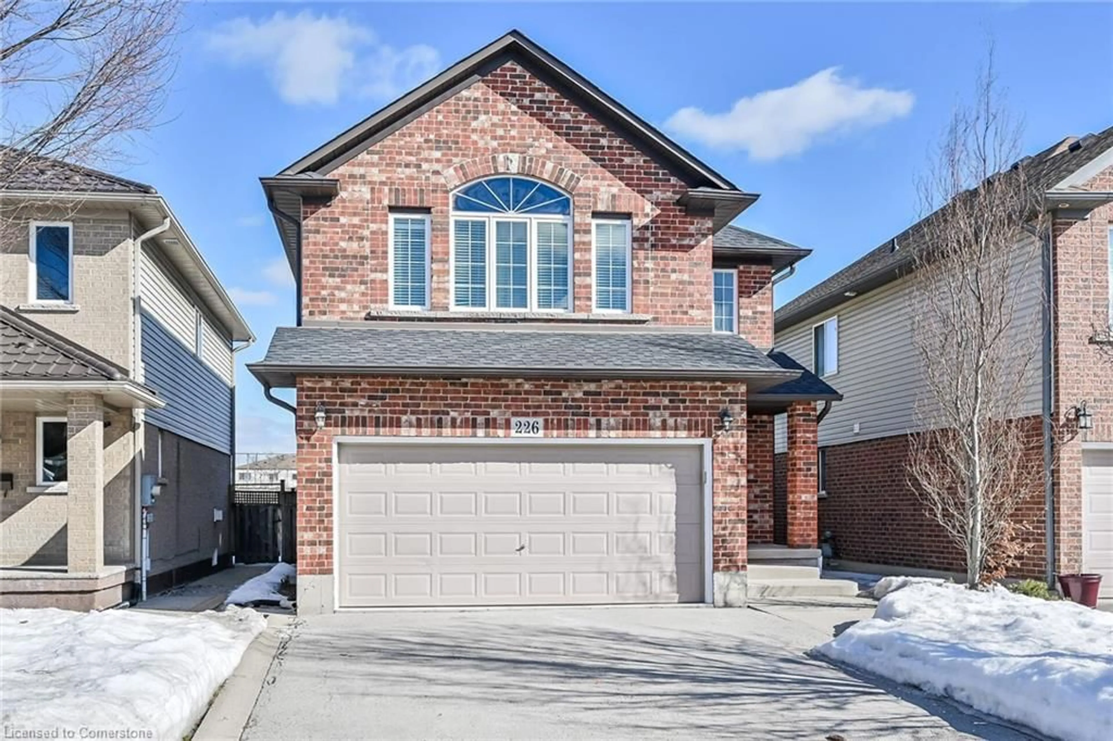 Home with brick exterior material, street for 226 Spring Valley Cres, Hamilton Ontario L9C 0B4