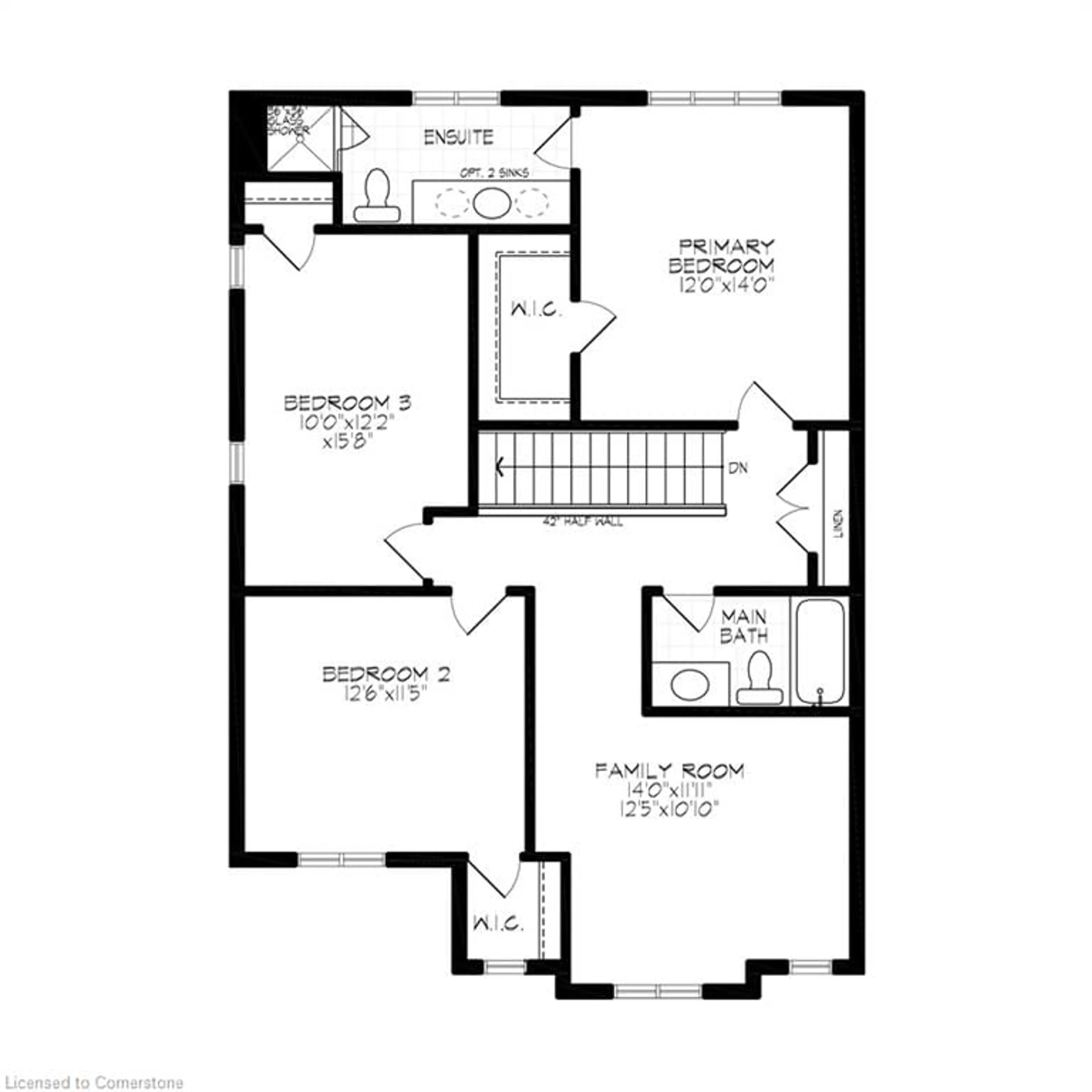 Floor plan for 40 Dominique St, Kitchener Ontario N2E 0C9