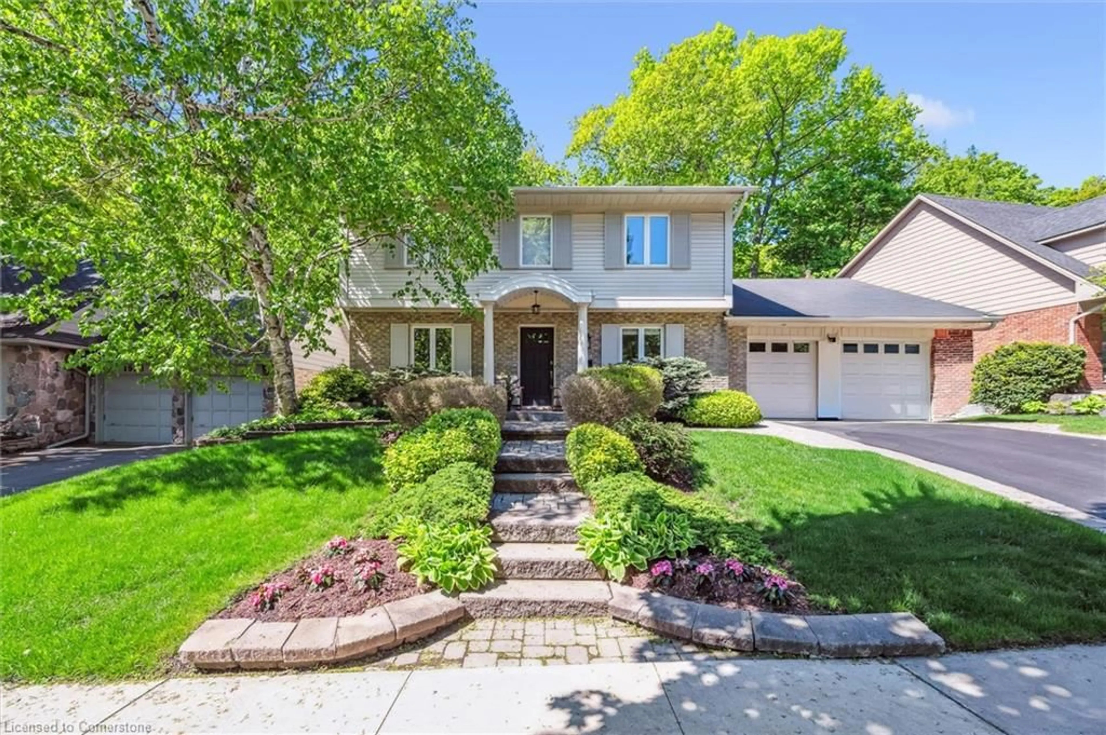 Home with brick exterior material, street for 1932 Four Seasons Dr, Burlington Ontario L7P 2Y1