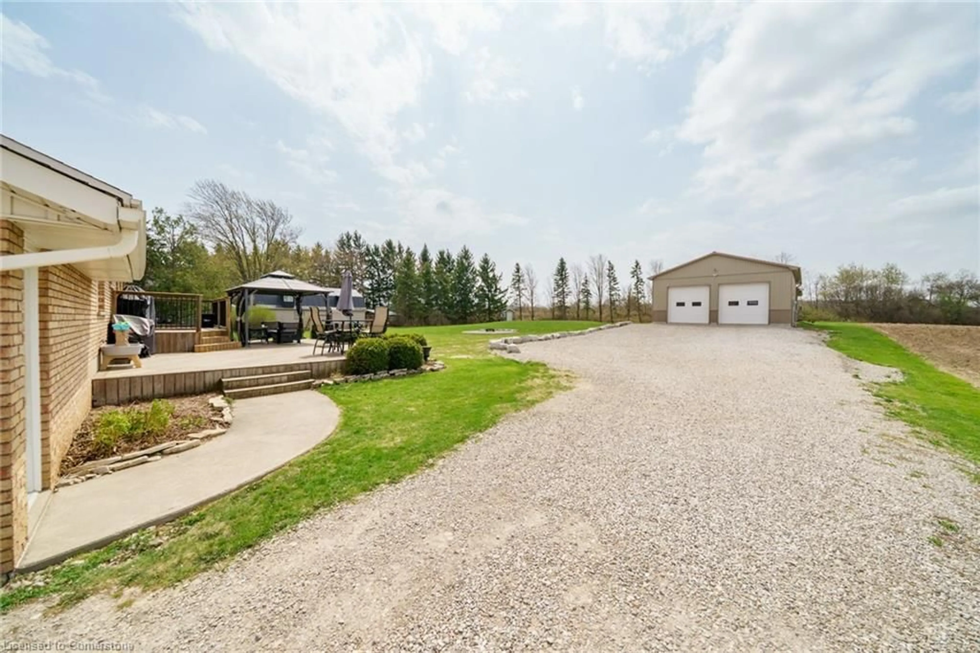 A pic from outside/outdoor area/front of a property/back of a property/a pic from drone, unknown for 580 2nd Line, Hagersville Ontario N0A 1H0