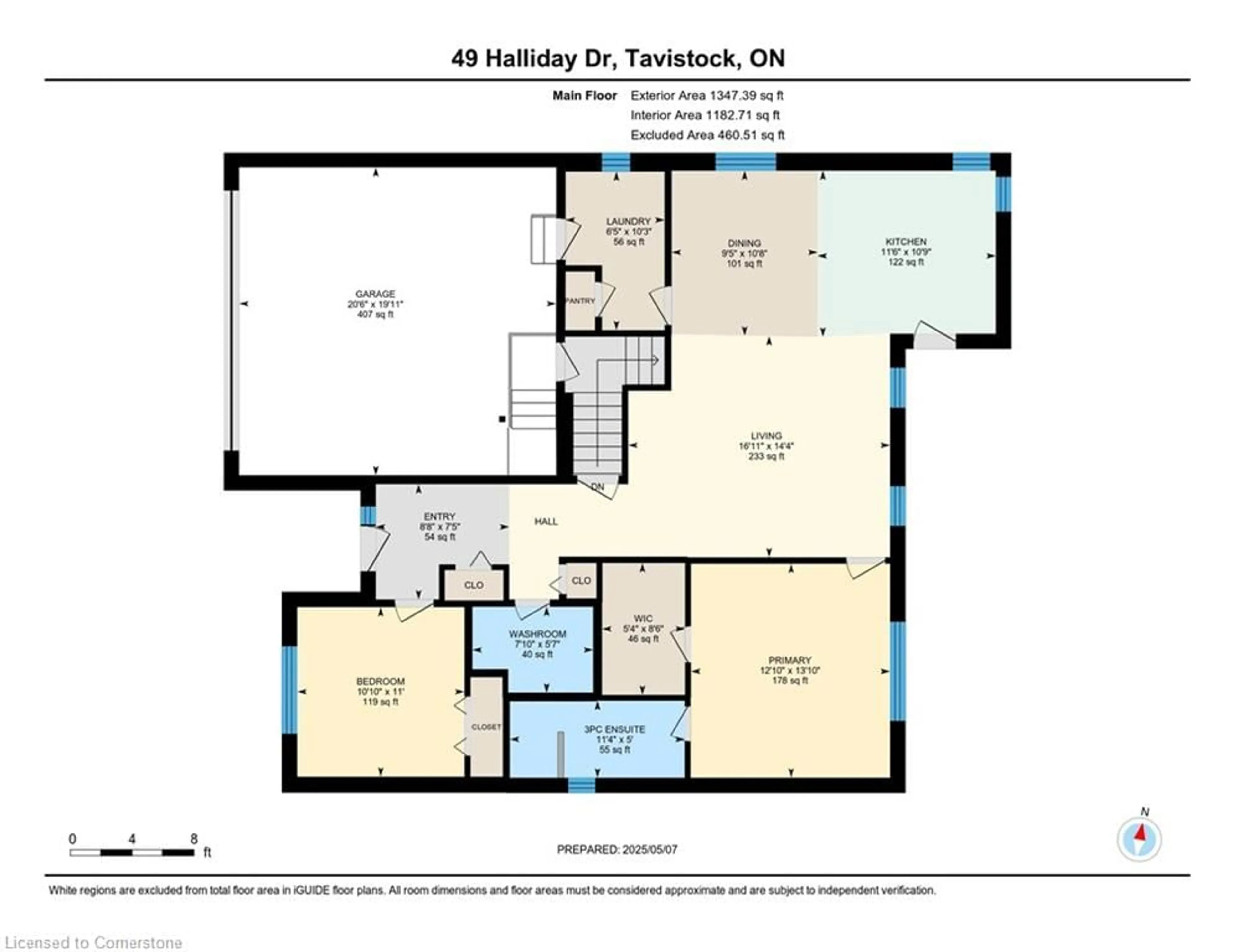 Floor plan for 49 Halliday Dr, Tavistock Ontario N0B 2R0