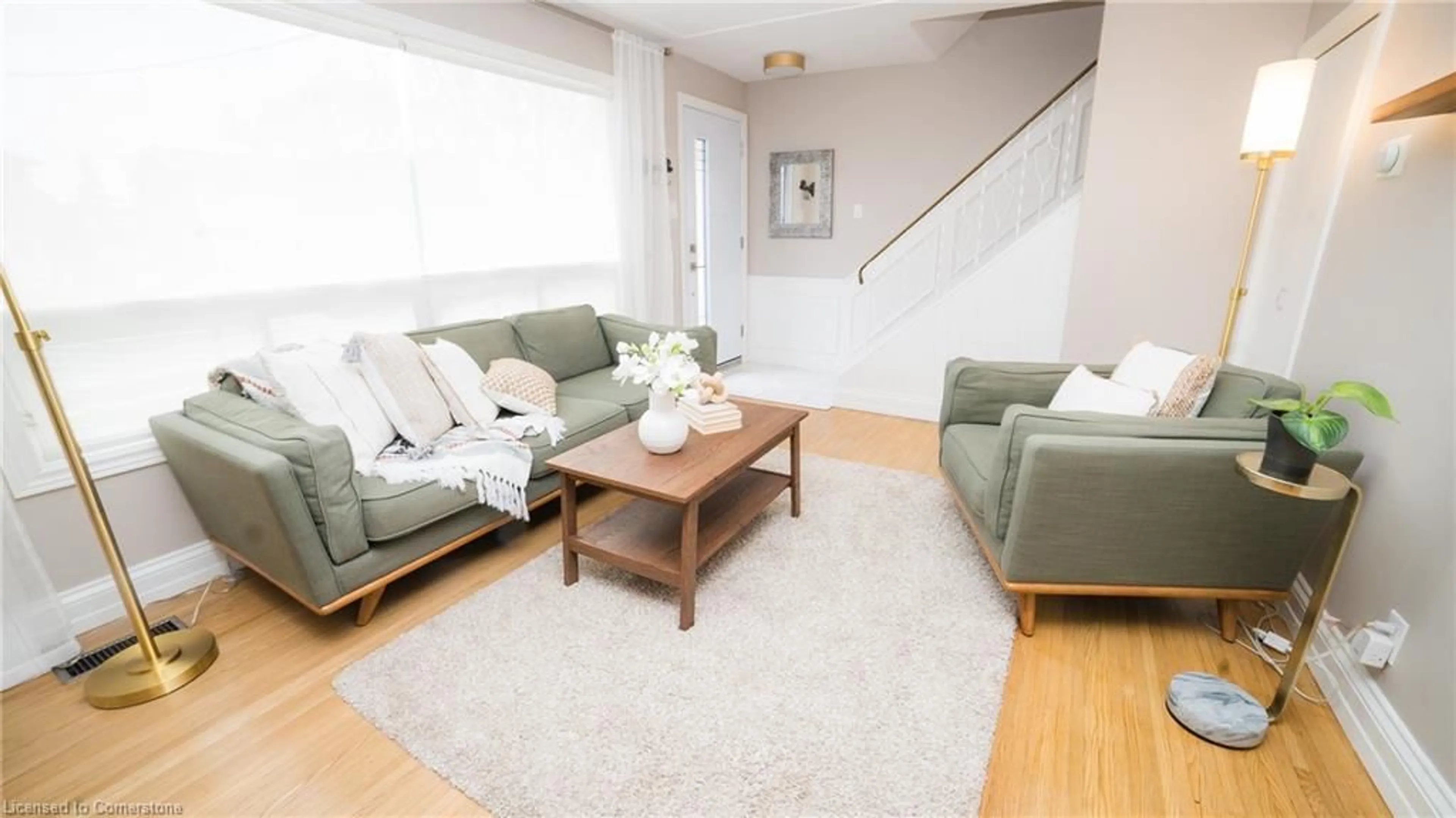 Living room with furniture, unknown for 48 Falesy Ave, Kitchener Ontario N2A 1N9