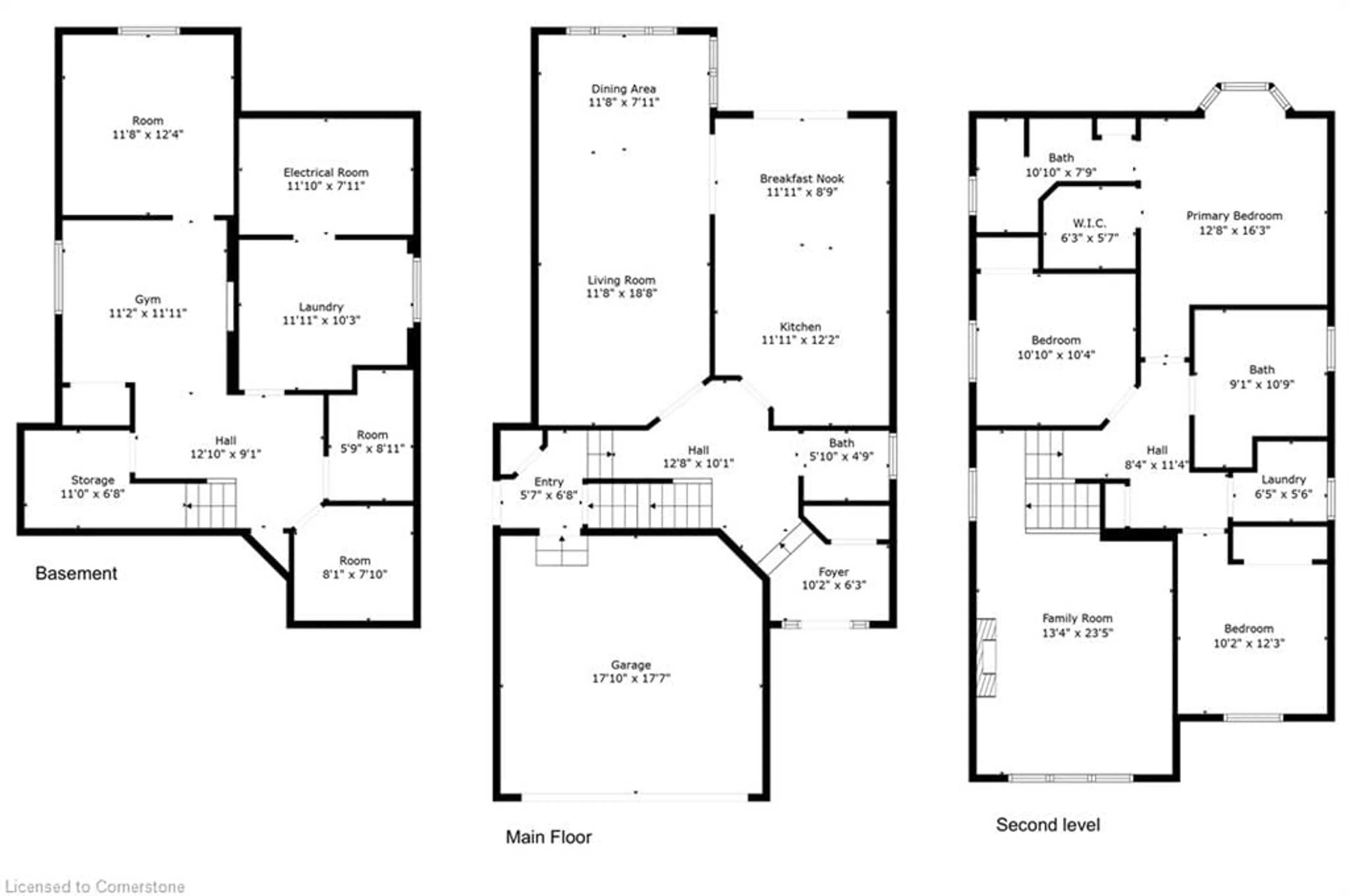 Floor plan for 578 Windjammer Way, Waterloo Ontario N2K 3Z6