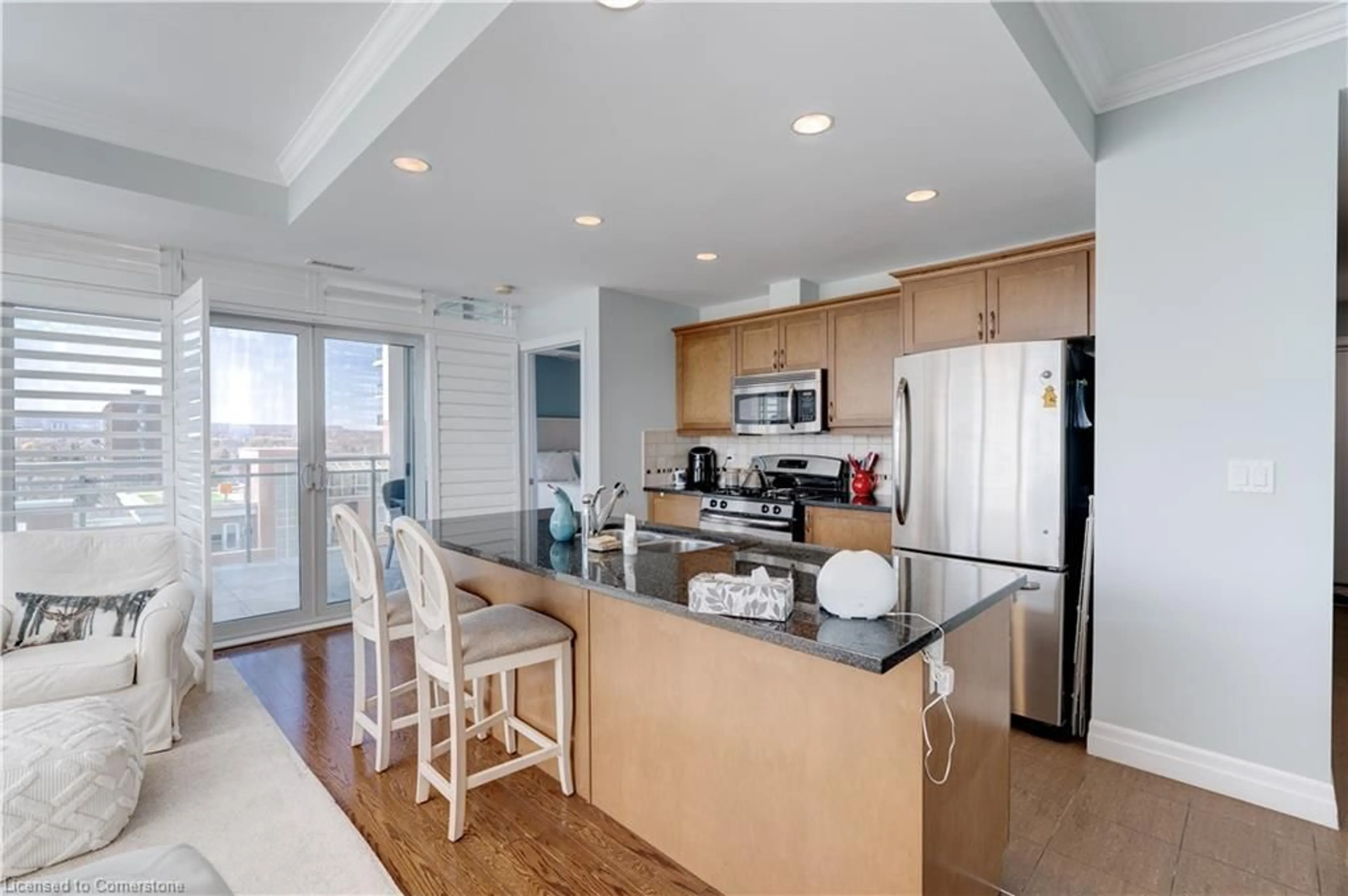 Open concept kitchen, unknown for 360 Pearl St #1204, Burlington Ontario L7R 1E1