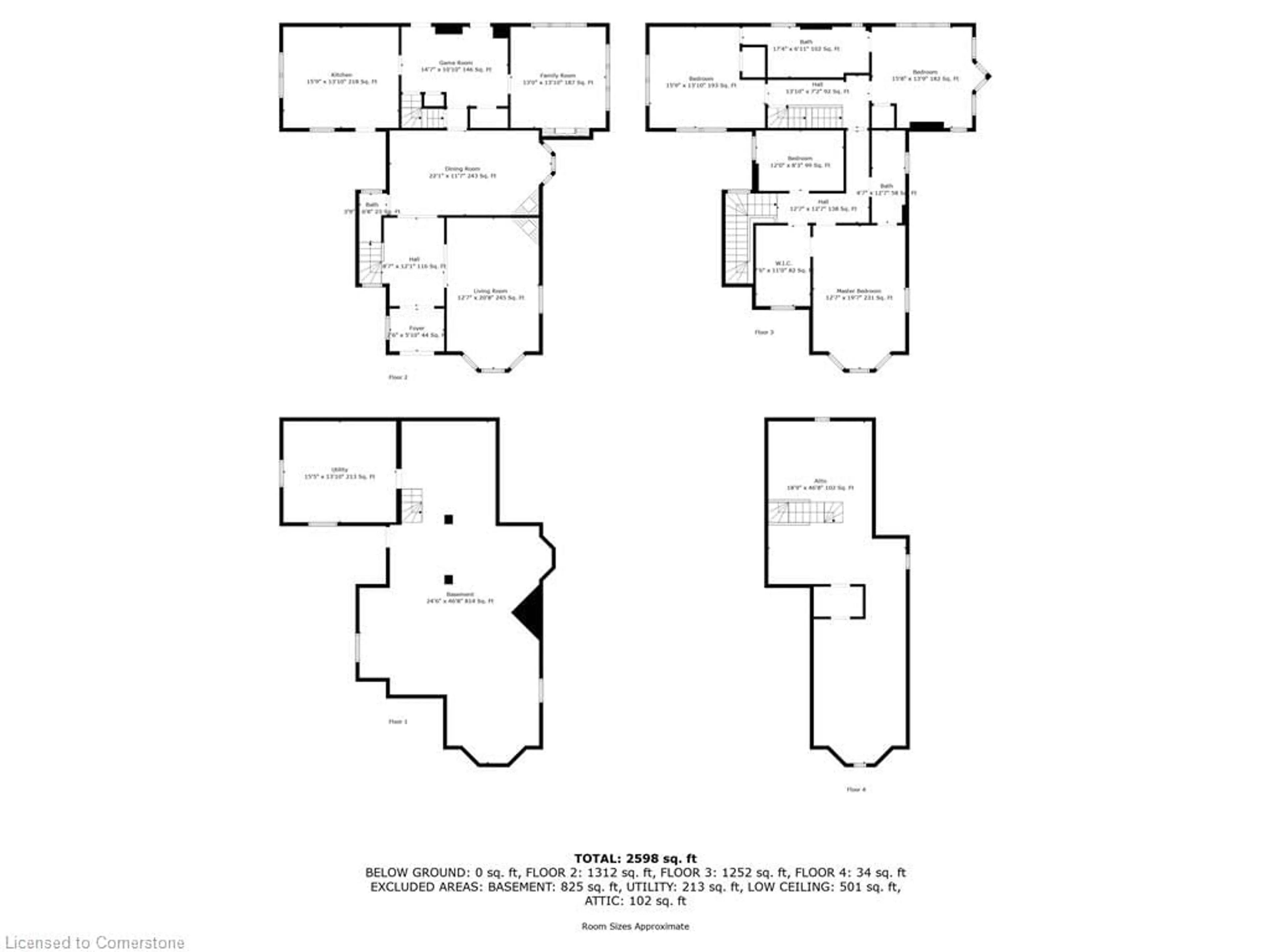 Floor plan for 293 Park St, Hamilton Ontario L8P 3G5
