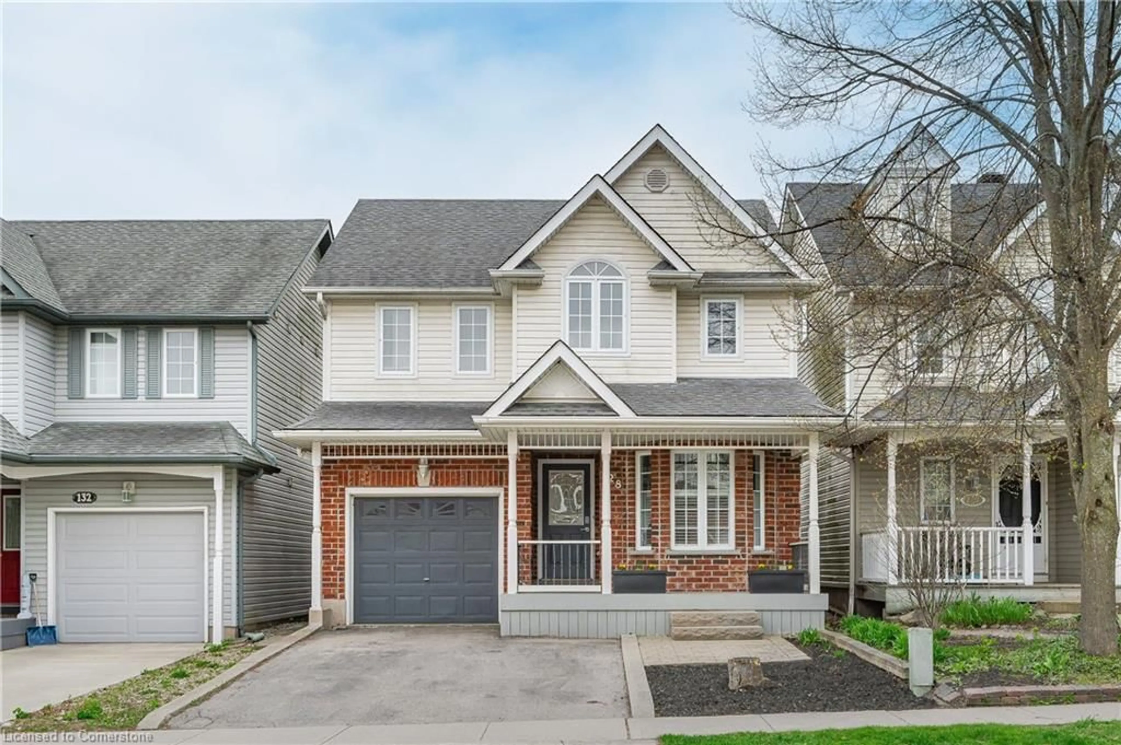 Home with brick exterior material, street for 128 Marcy Cres, Cambridge Ontario N3C 4H6