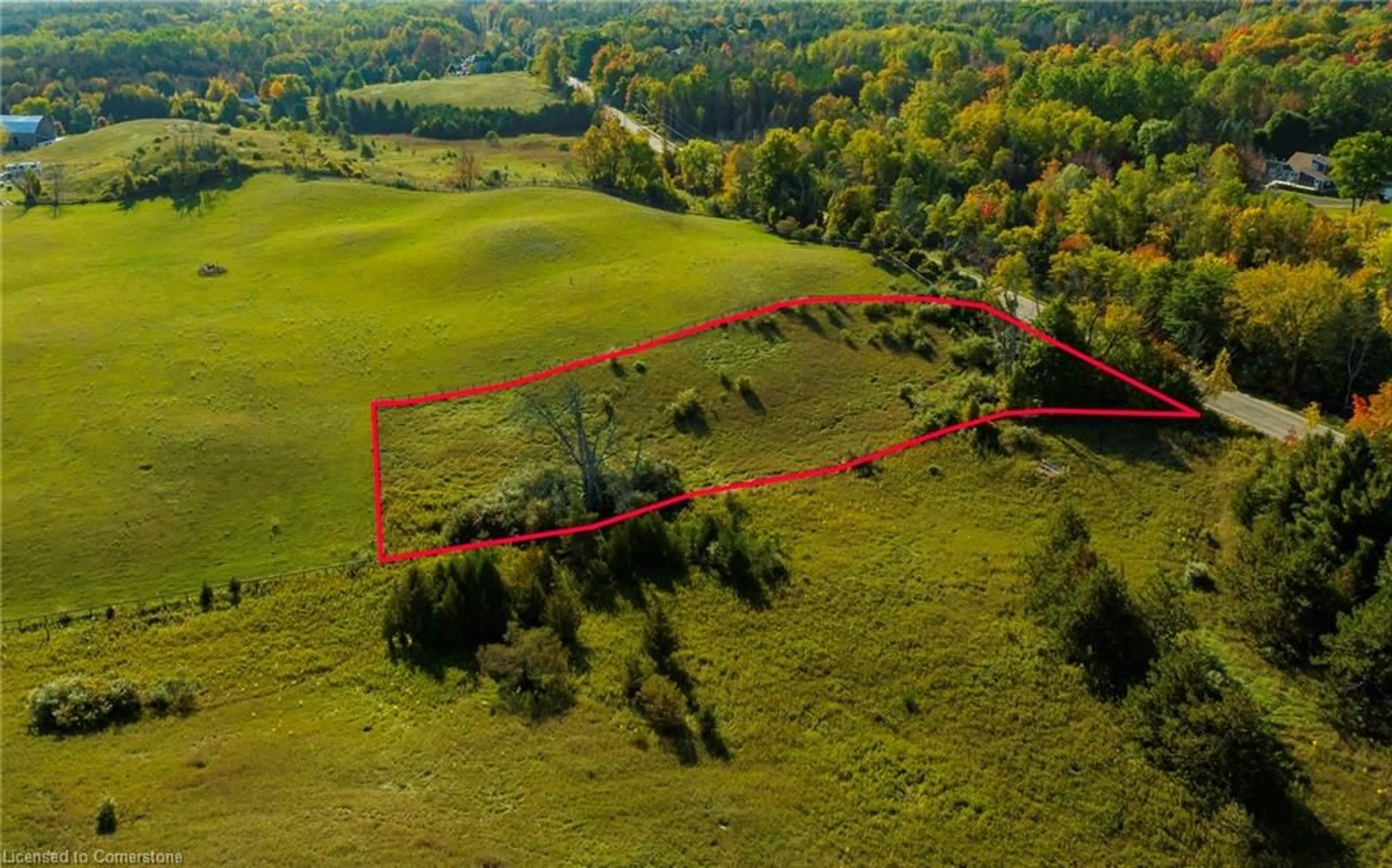 A pic from outside/outdoor area/front of a property/back of a property/a pic from drone, forest/trees view for 17479 The Gore Rd, Caledon Ontario L7E 0X6