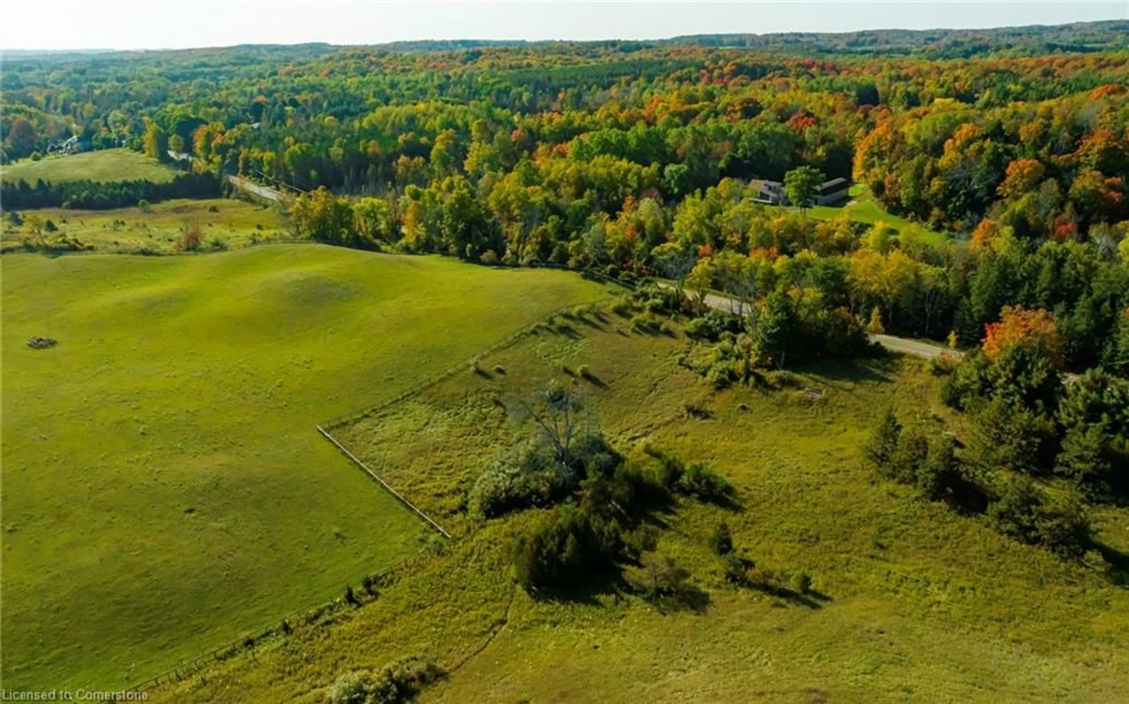 A pic from outside/outdoor area/front of a property/back of a property/a pic from drone, forest/trees view for 17479 The Gore Rd, Caledon Ontario L7E 0X6
