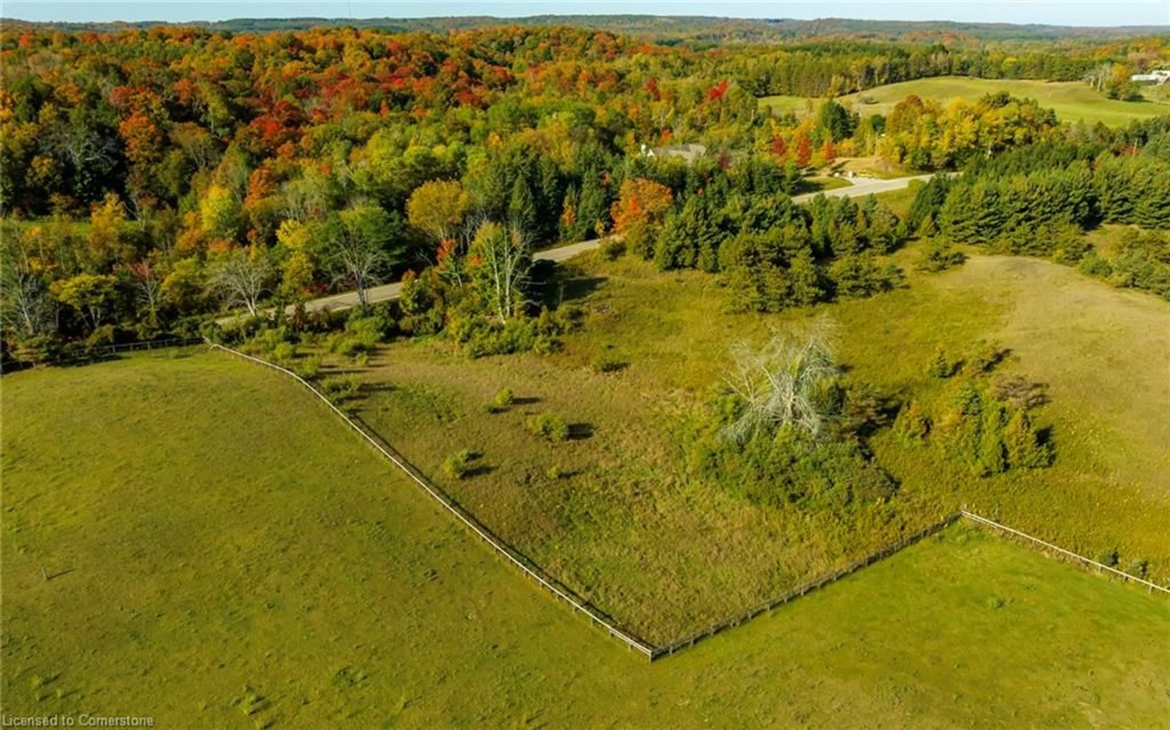A pic from outside/outdoor area/front of a property/back of a property/a pic from drone, forest/trees view for 17479 The Gore Rd, Caledon Ontario L7E 0X6