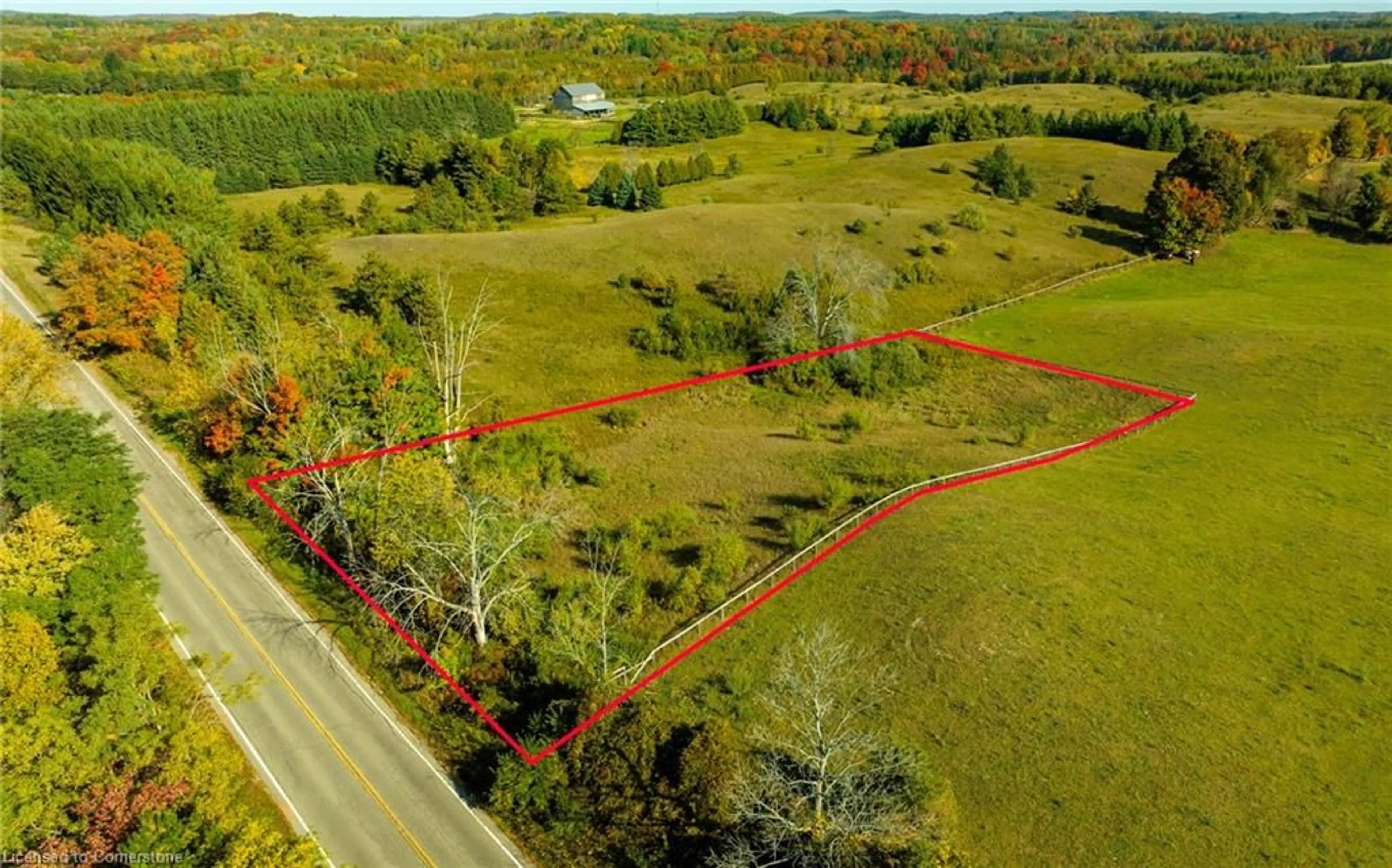 A pic from outside/outdoor area/front of a property/back of a property/a pic from drone, forest/trees view for 17479 The Gore Rd, Caledon Ontario L7E 0X6