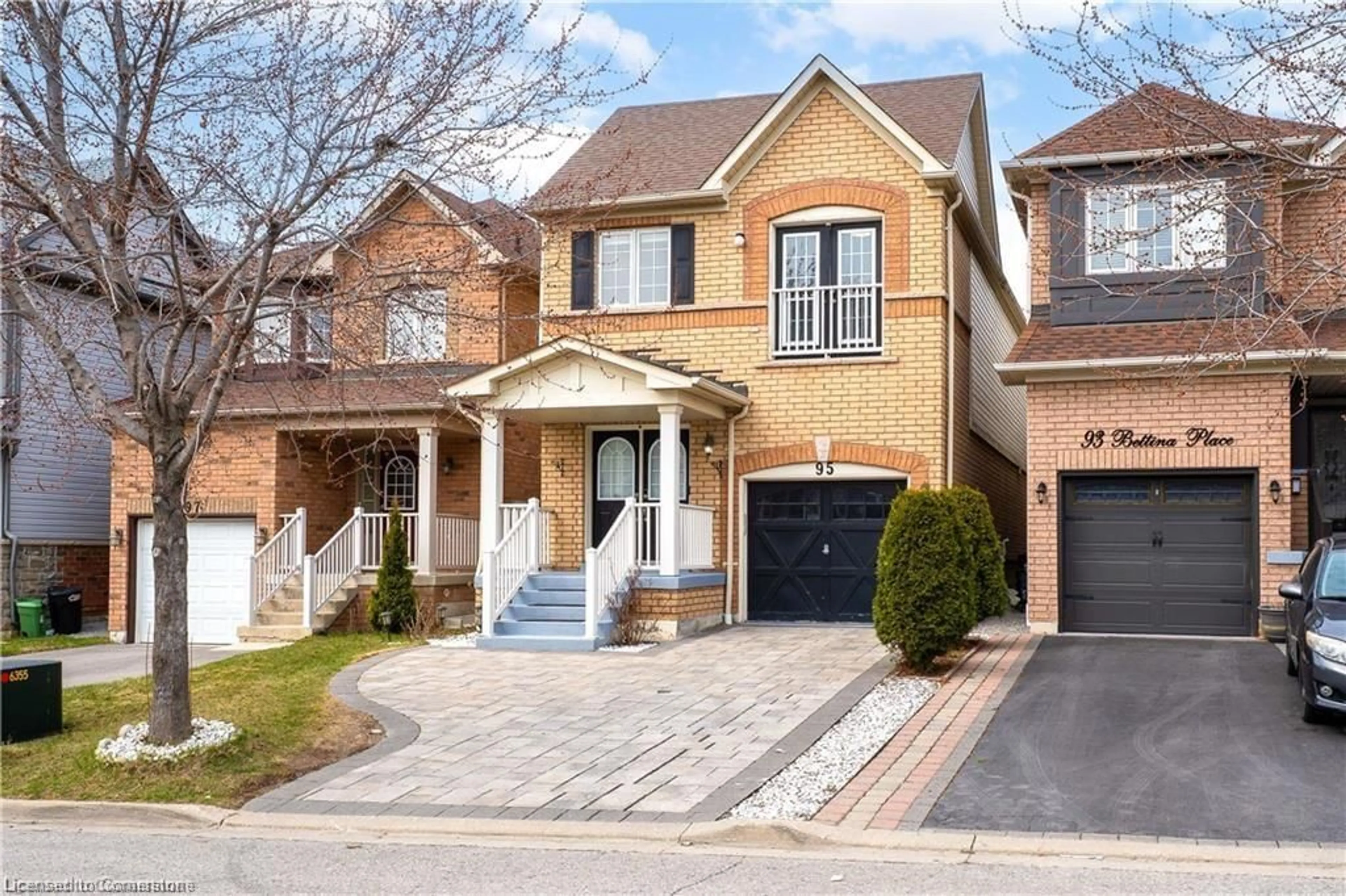 Home with brick exterior material, street for 95 Bettina Pl, Whitby Ontario L1R 0G1