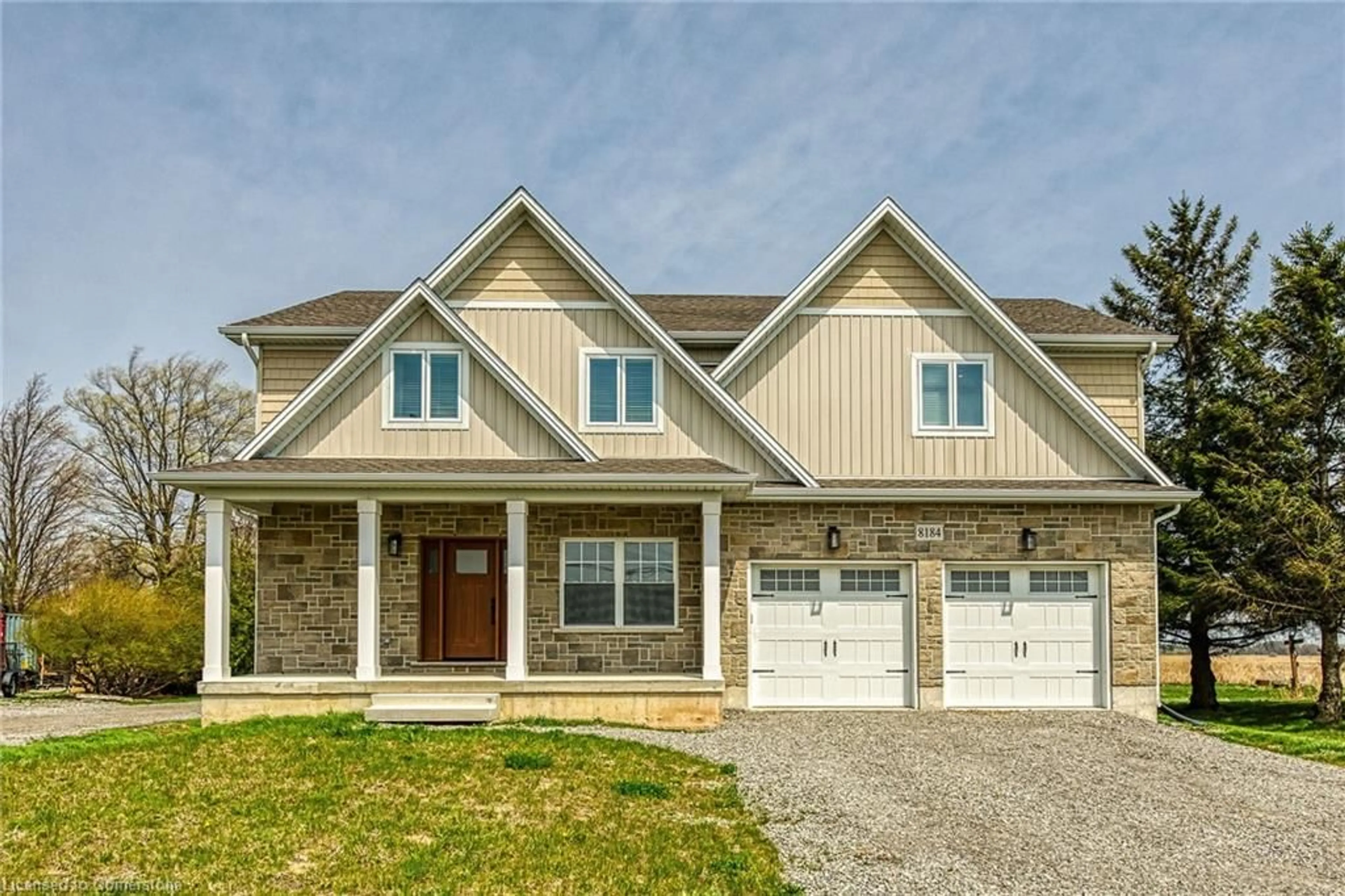 Home with brick exterior material, street for 8184 Airport Rd, Hamilton Ontario L0R 120