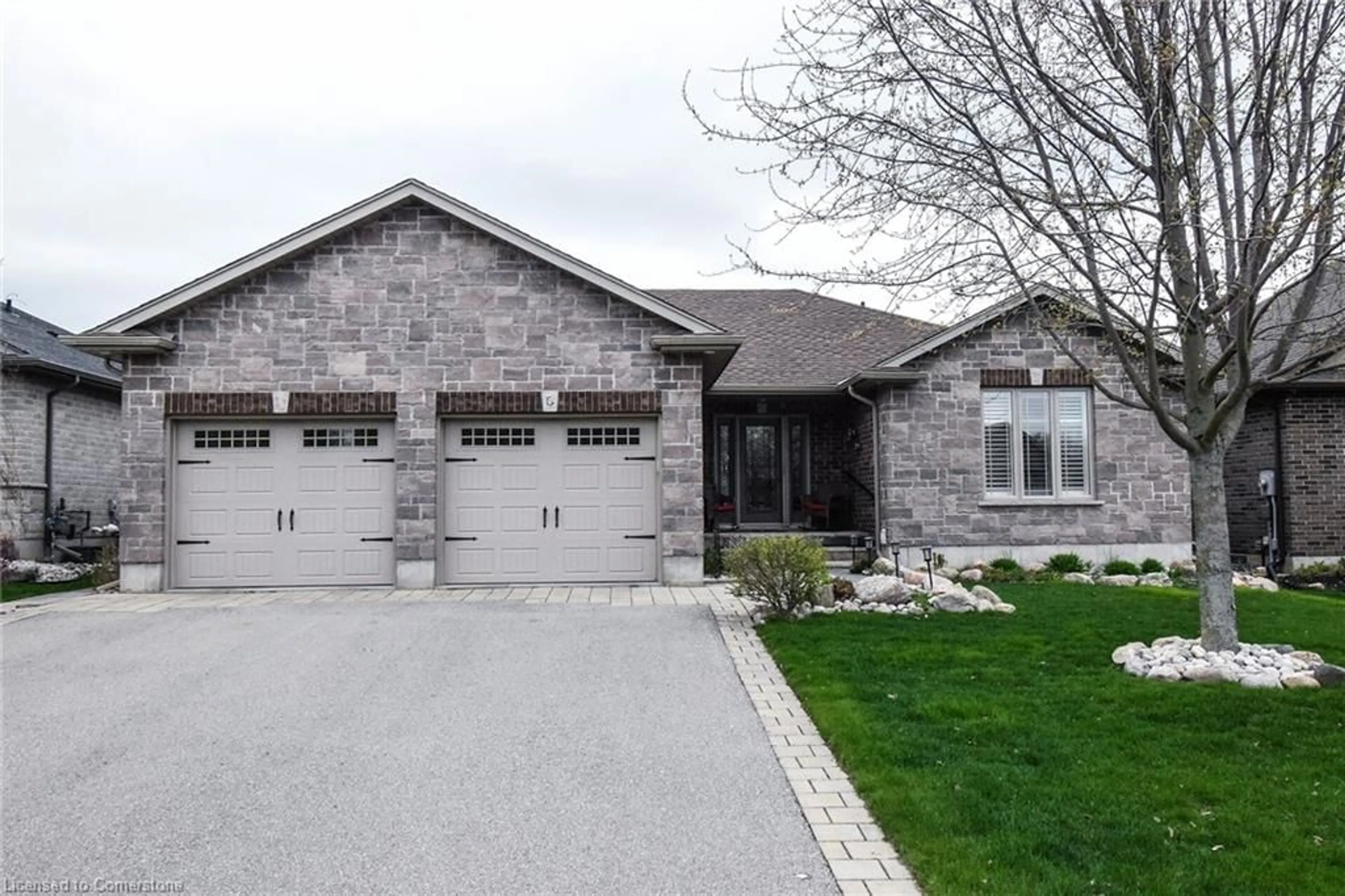 Home with brick exterior material, street for 6 Bluegrass Blvd, Delhi Ontario N4B 0A7
