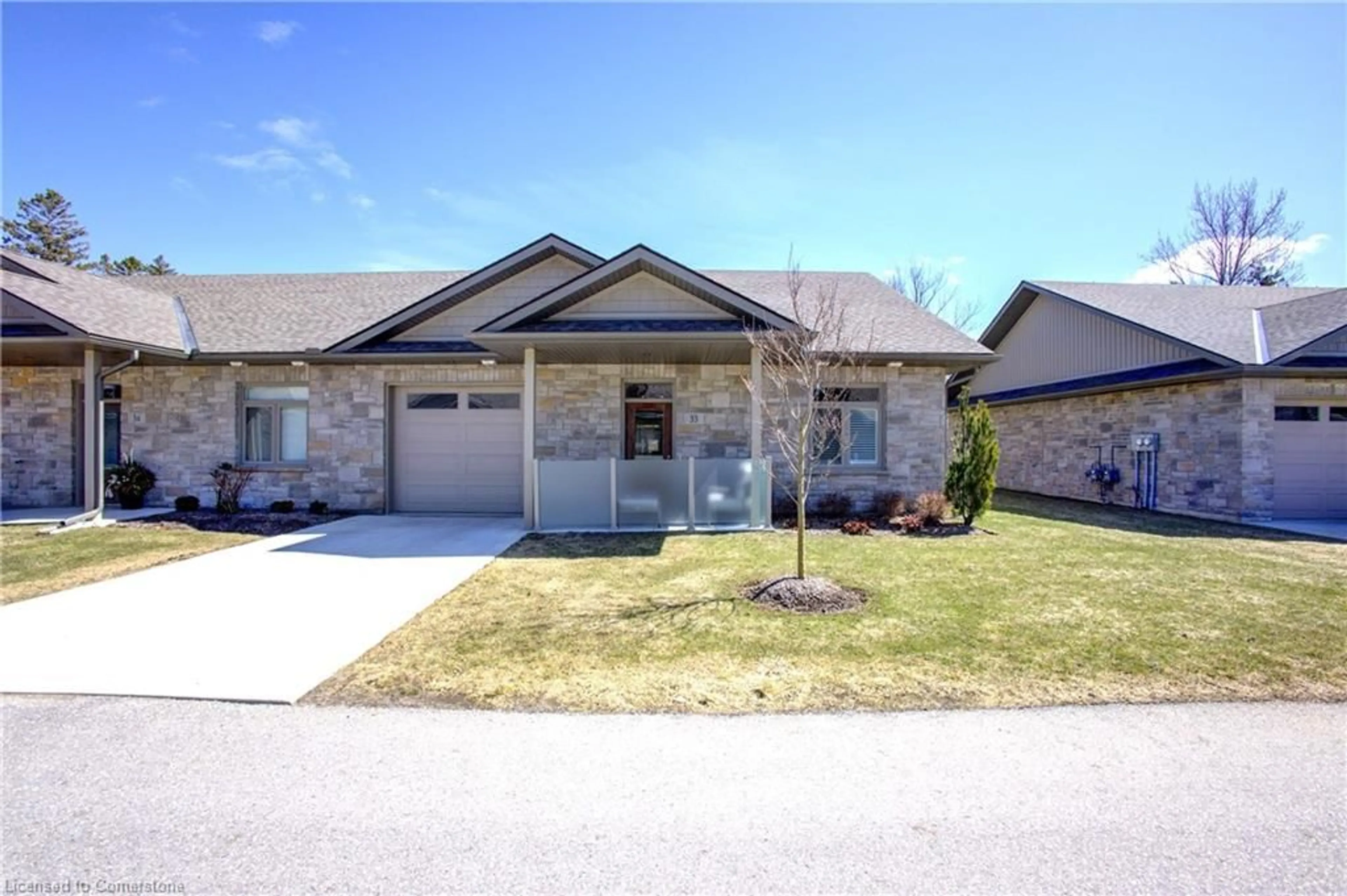 Home with brick exterior material, street for 375 Mitchell Rd #33, Listowel Ontario N4W 0H4