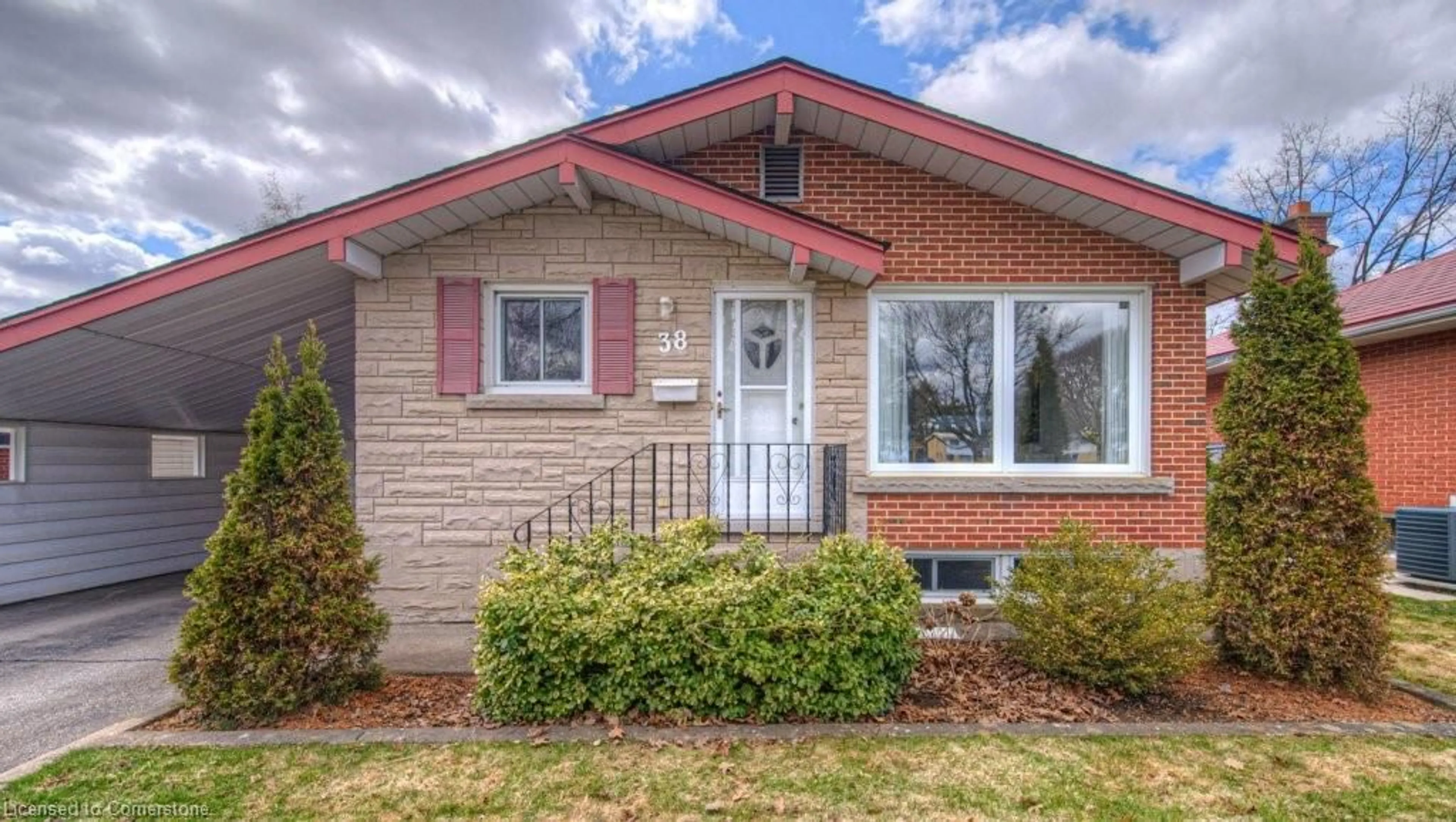 Home with brick exterior material, street for 38 Radford Ave, Cambridge Ontario N1R 5L7