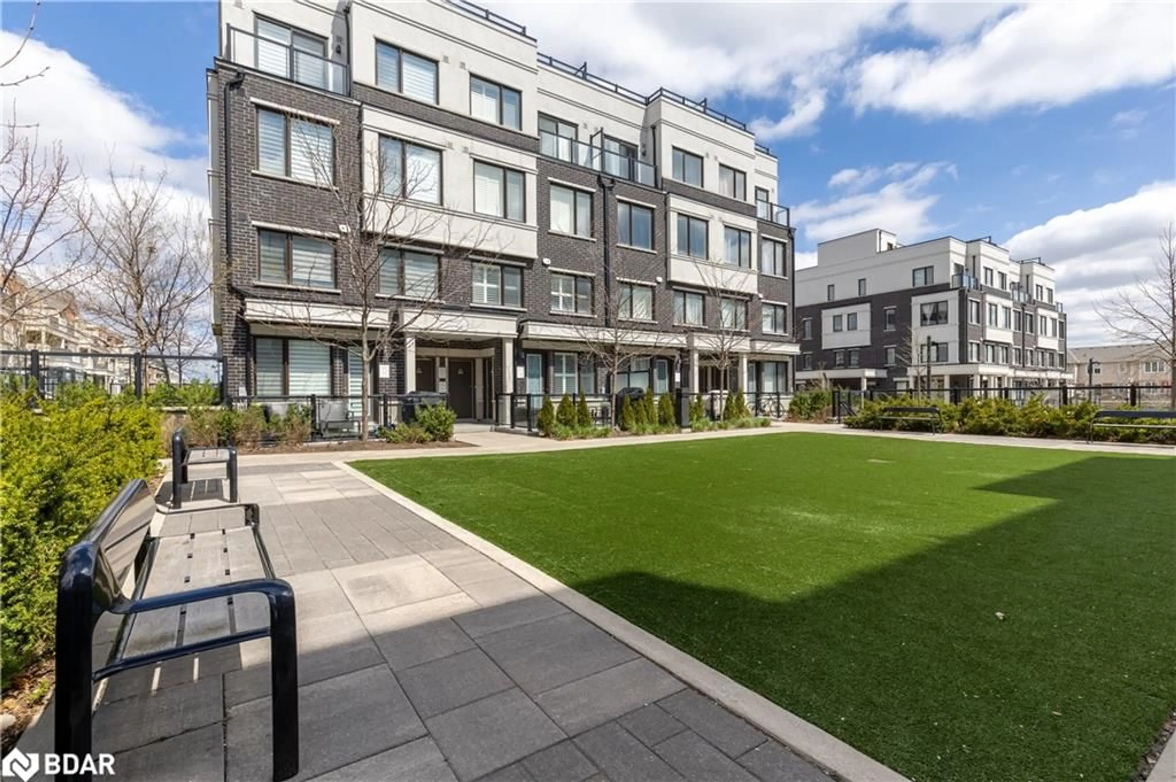 Patio, street for 1711 Pure Springs Boulevard #207, Pickering Ontario L1X 0E3