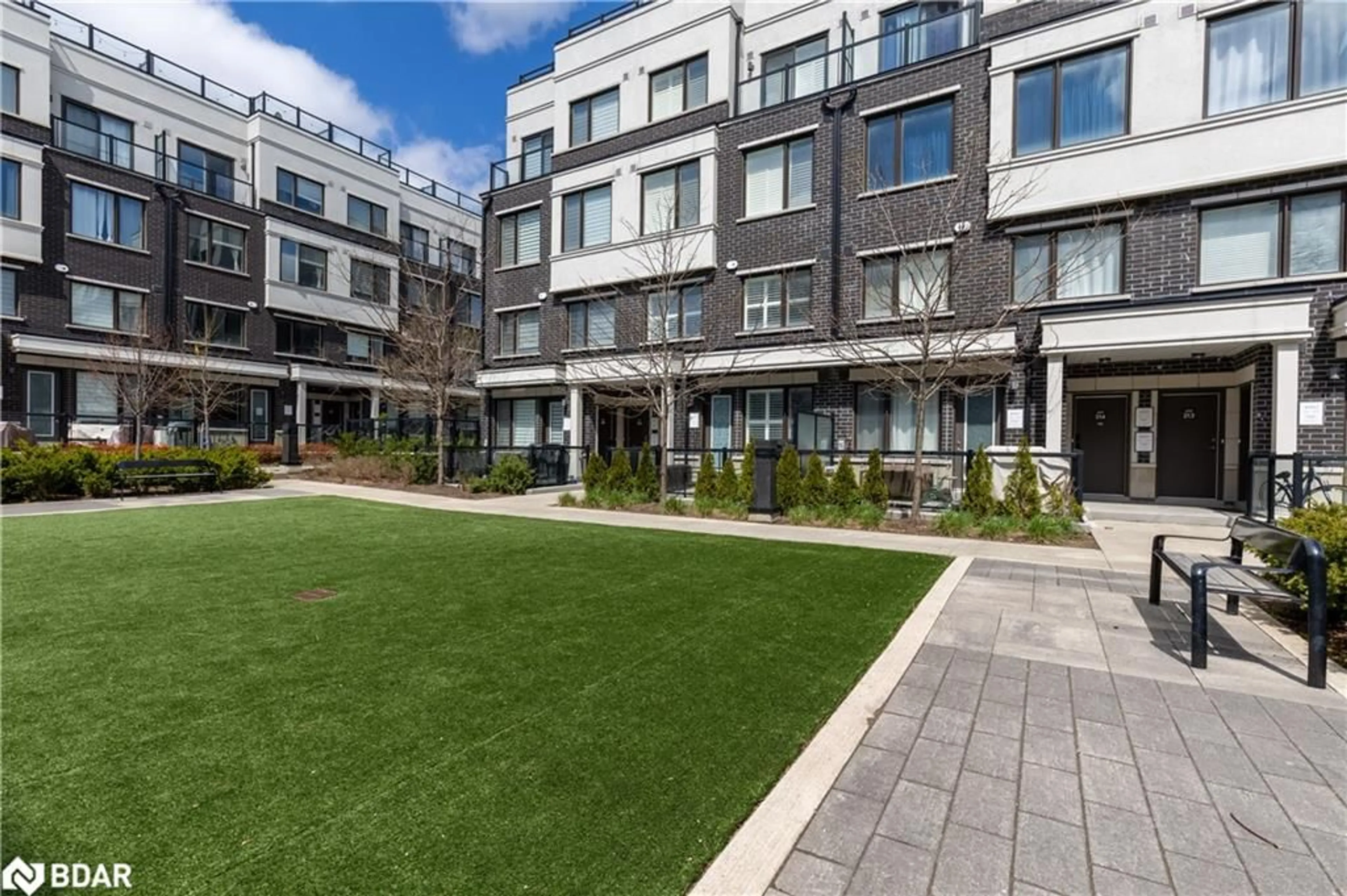 Patio, street for 1711 Pure Springs Boulevard #207, Pickering Ontario L1X 0E3