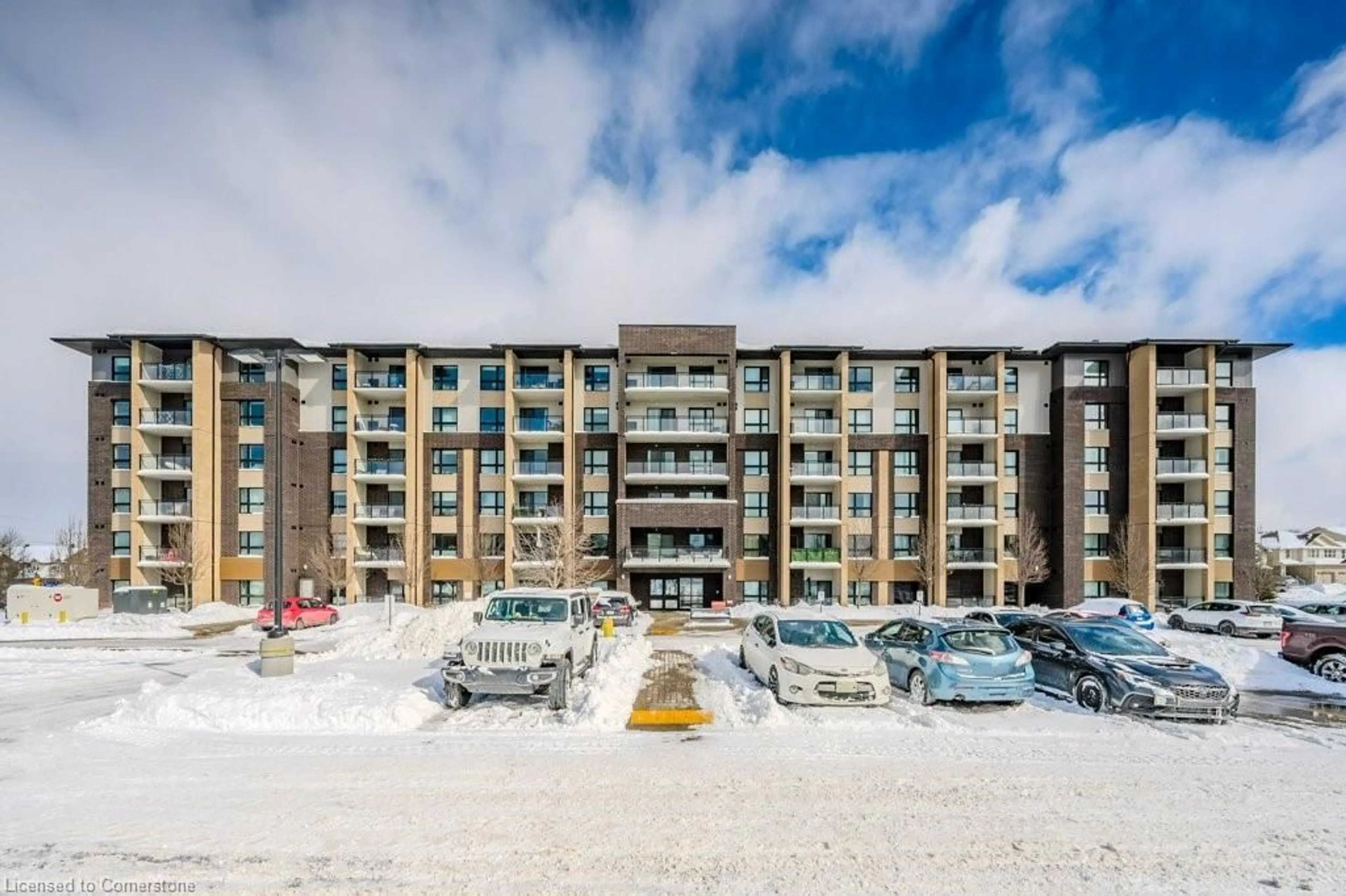 A pic from outside/outdoor area/front of a property/back of a property/a pic from drone, building for 7 Kay Cres #309, Guelph Ontario N1L 0P9