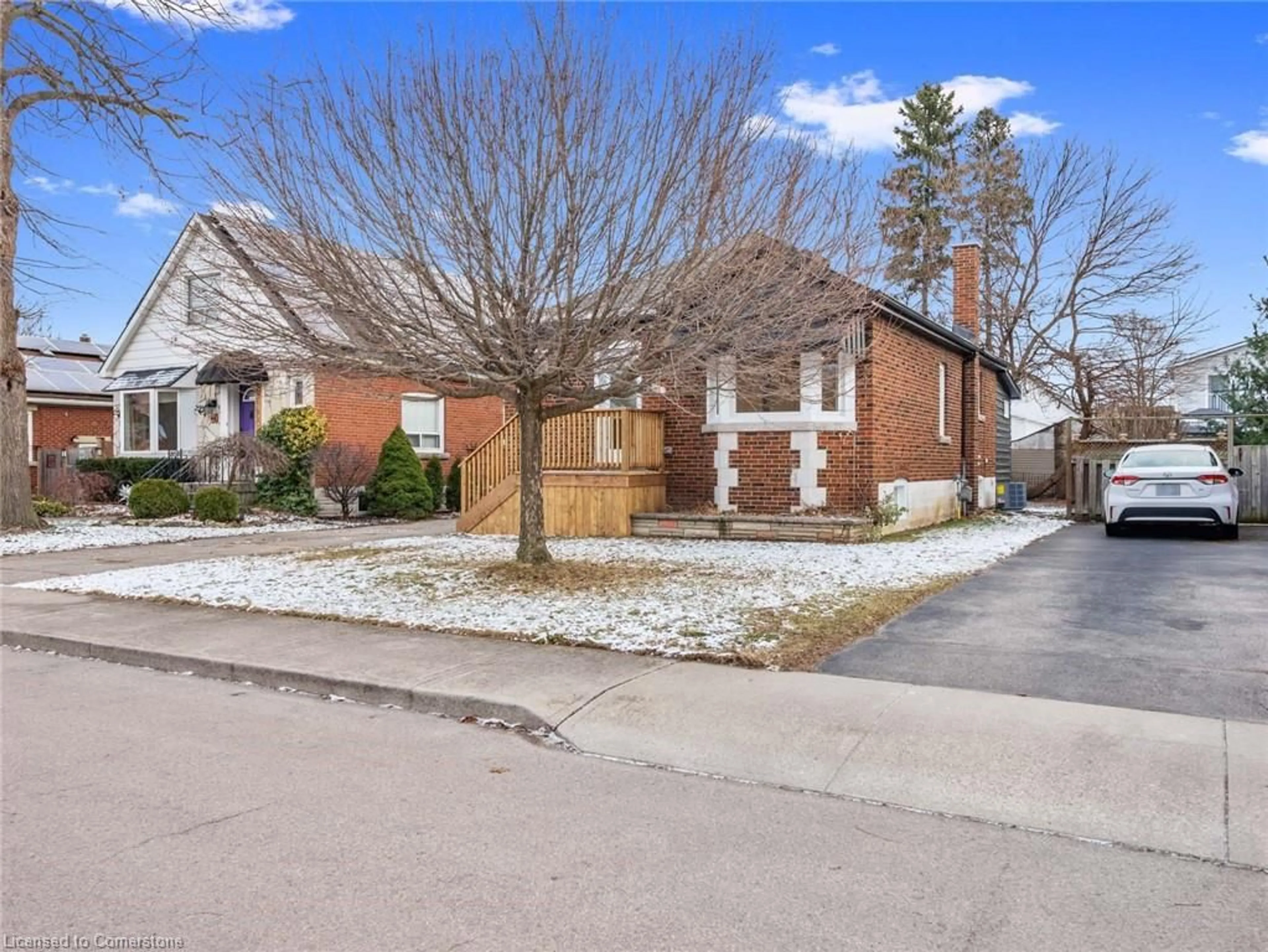 Home with brick exterior material, street for 51 Woodbridge Rd, Hamilton Ontario L8K 3C8