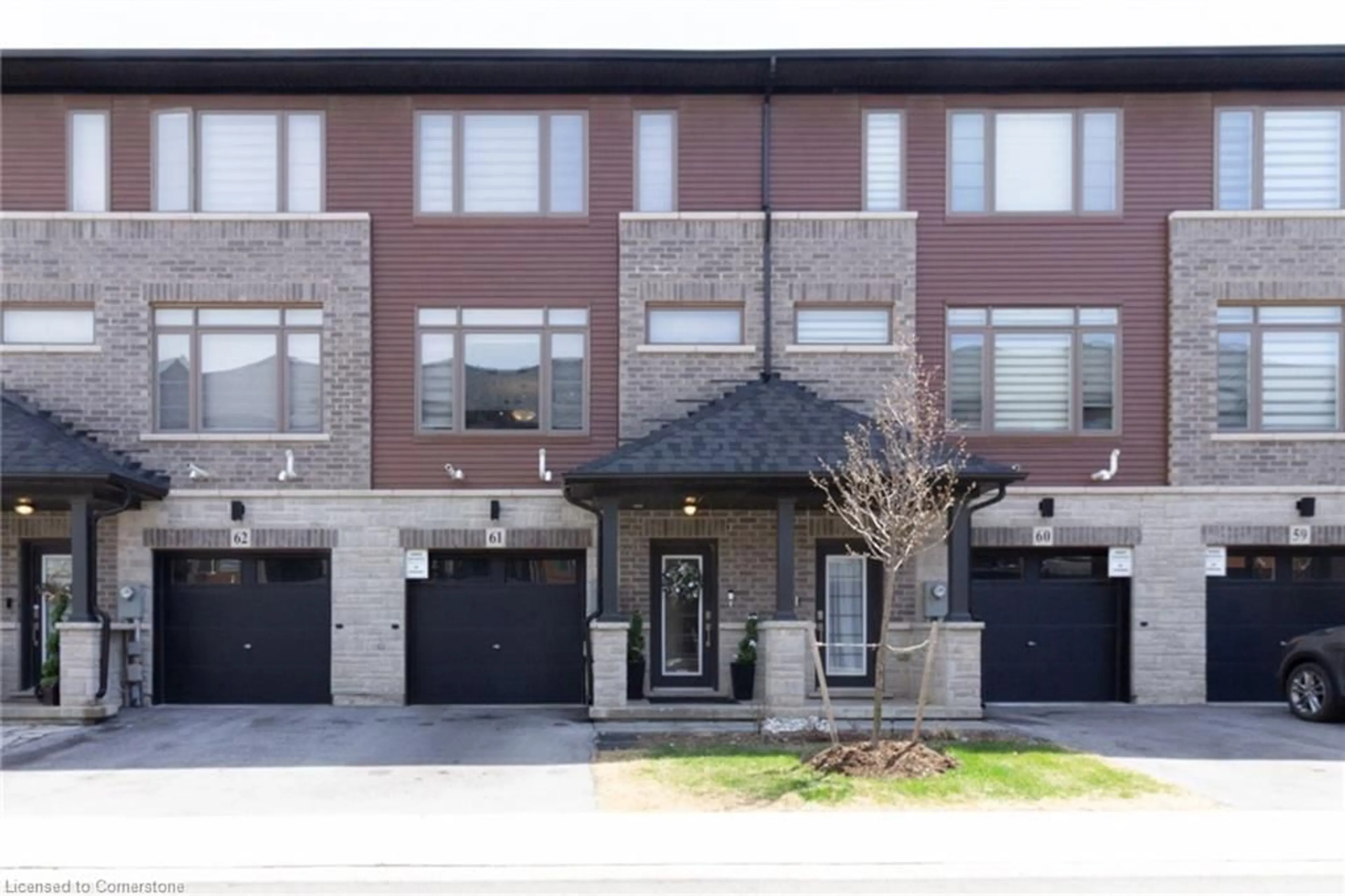 Home with brick exterior material, street for 61 Soho St #61, Hamilton Ontario L8J 0M6