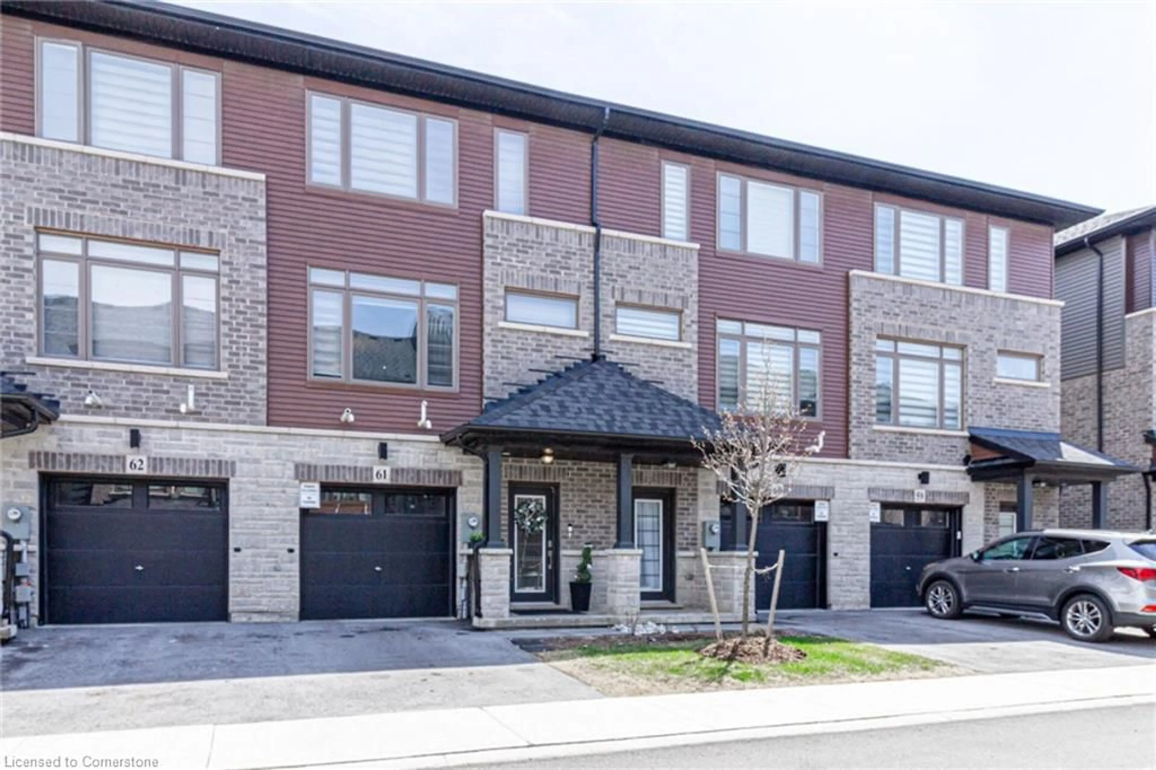 Home with brick exterior material, street for 61 Soho St #61, Hamilton Ontario L8J 0M6