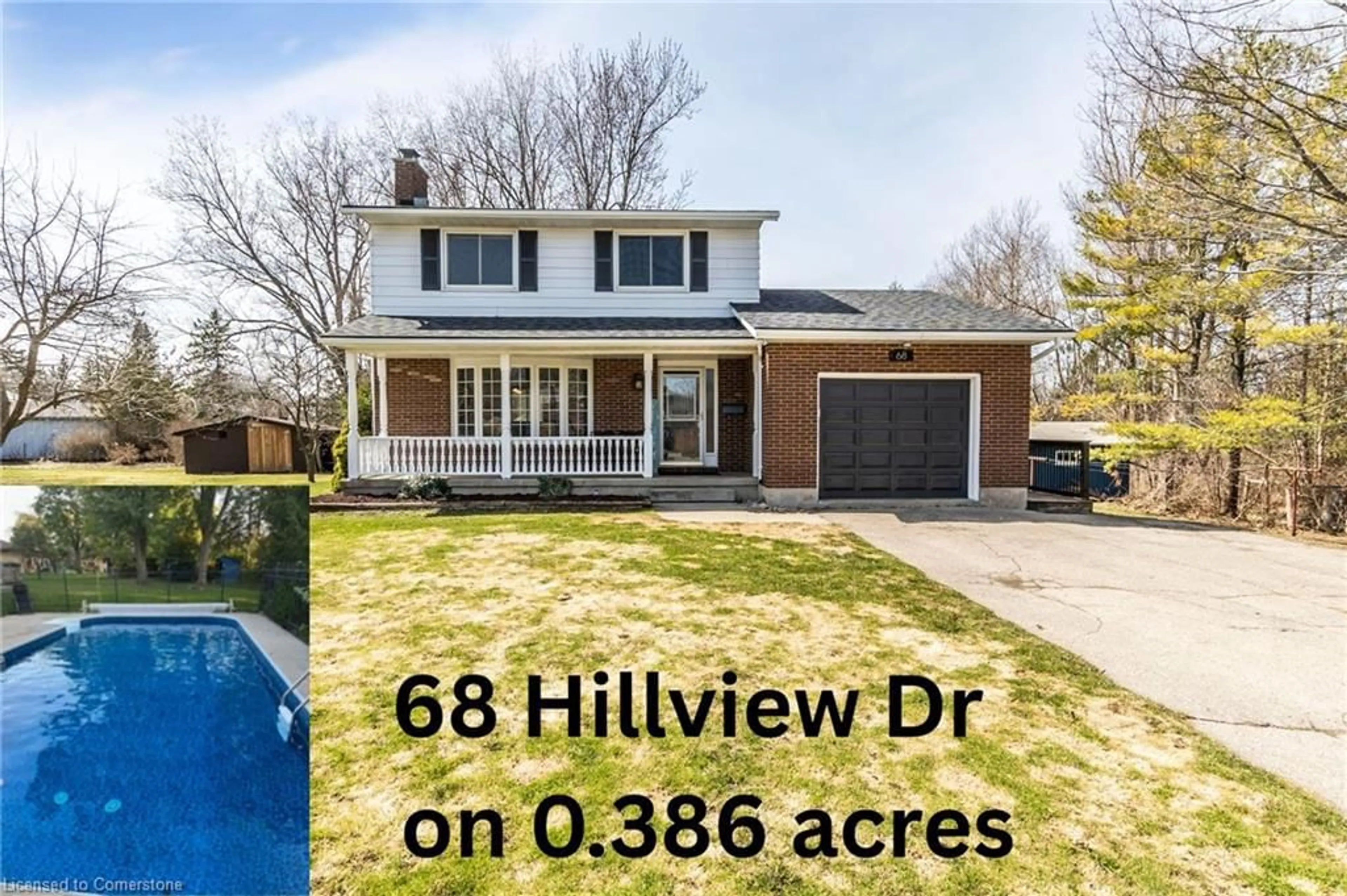 Home with brick exterior material, street for 68 Hillview Dr, Baden Ontario N3A 2V3