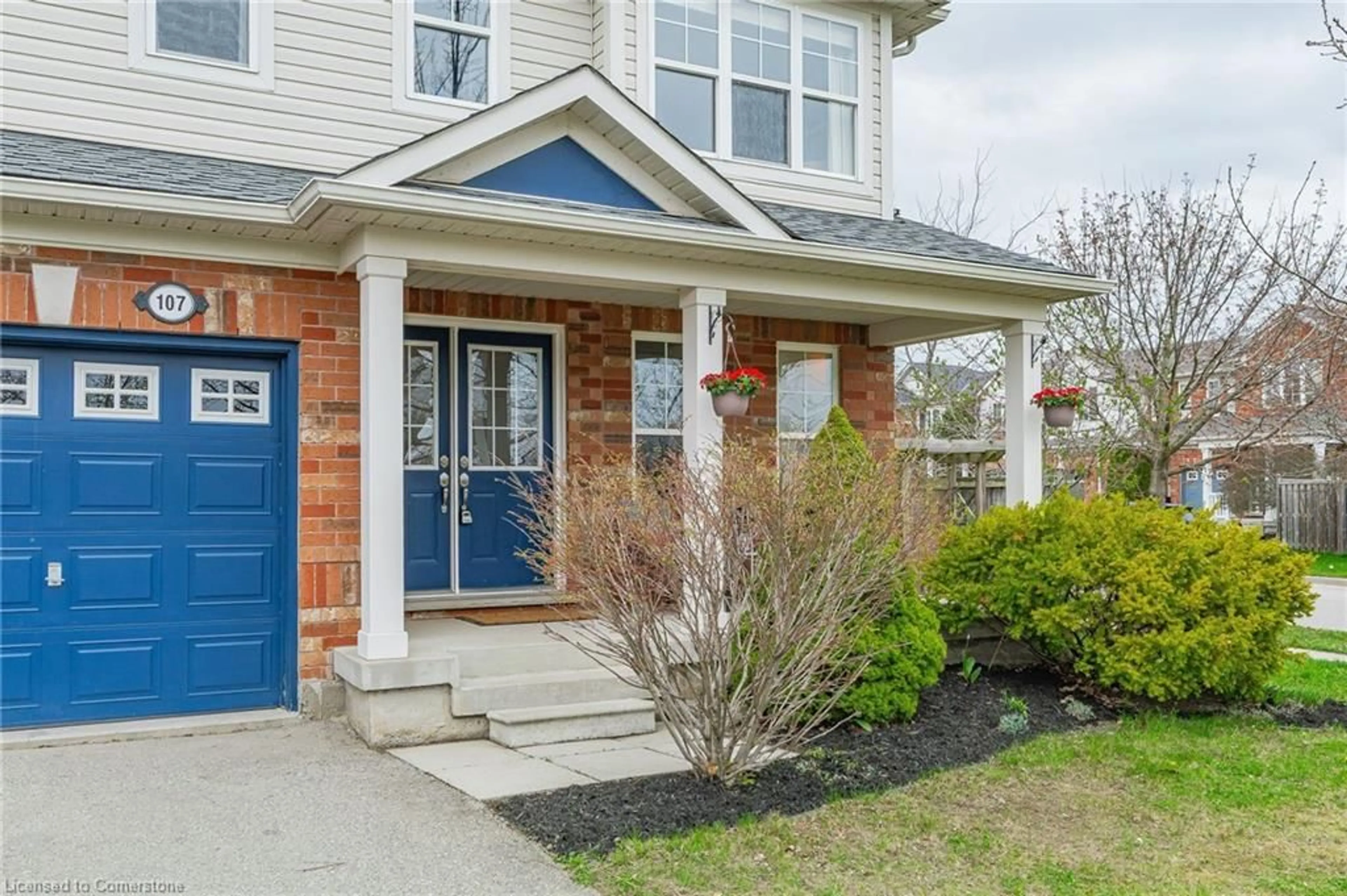 Home with brick exterior material, street for 107 Garth Massey Dr, Cambridge Ontario N1T 2G7