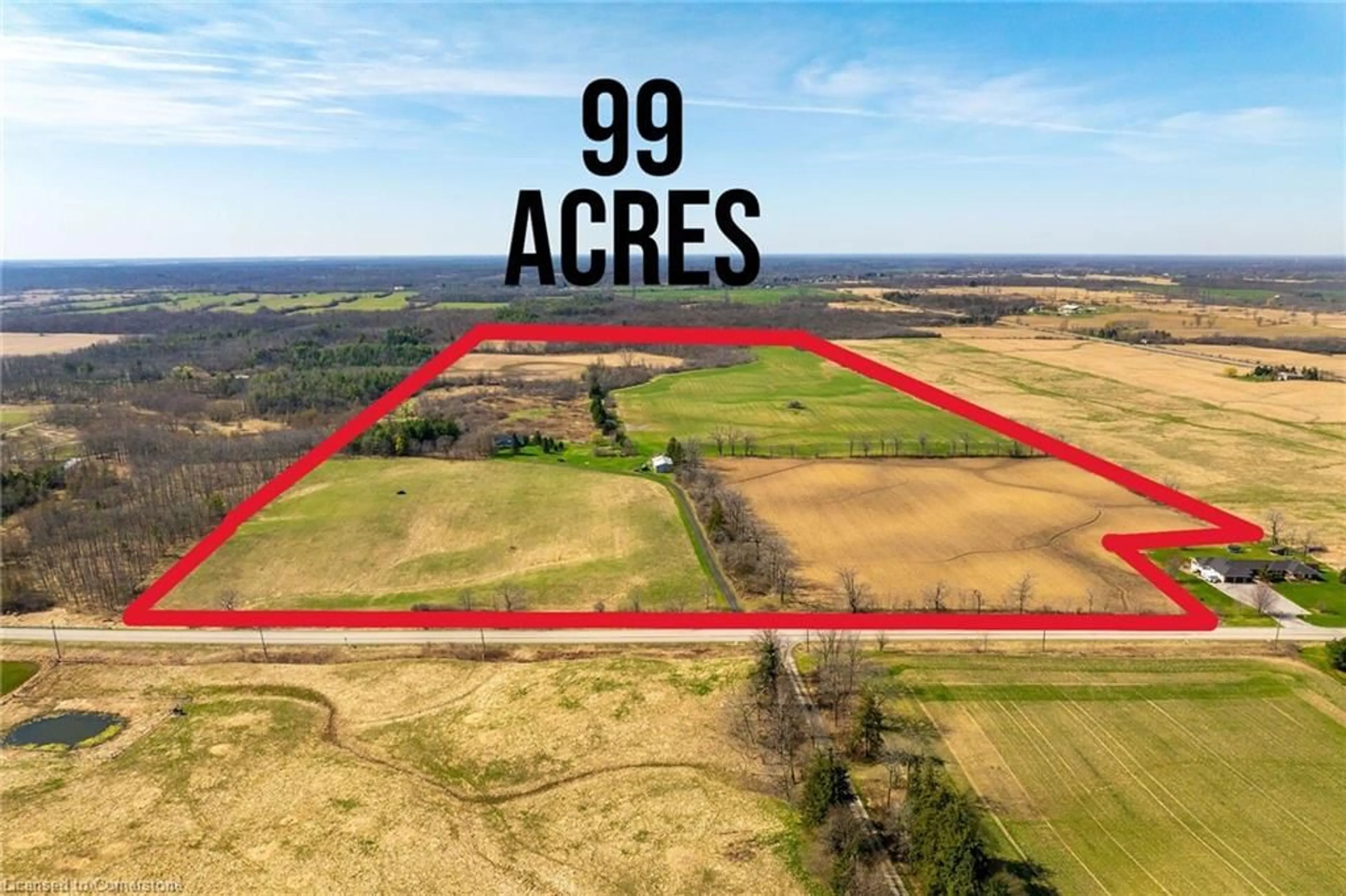 A pic from outside/outdoor area/front of a property/back of a property/a pic from drone, unknown for 521 Baptist Church Rd, Brantford Ontario N3W 2G9
