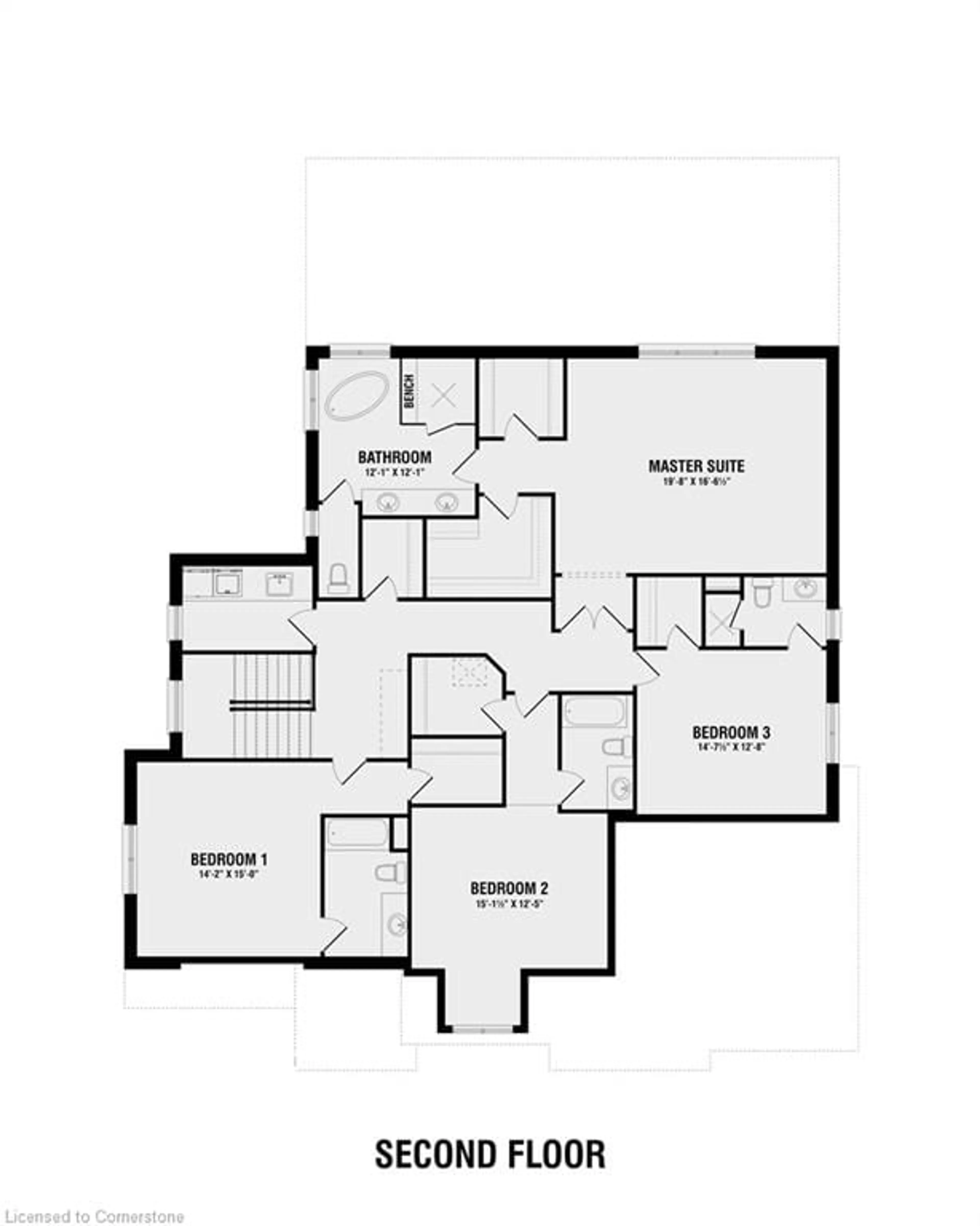 Floor plan for 176B Woolwich St, Kitchener Ontario N2K 1S6