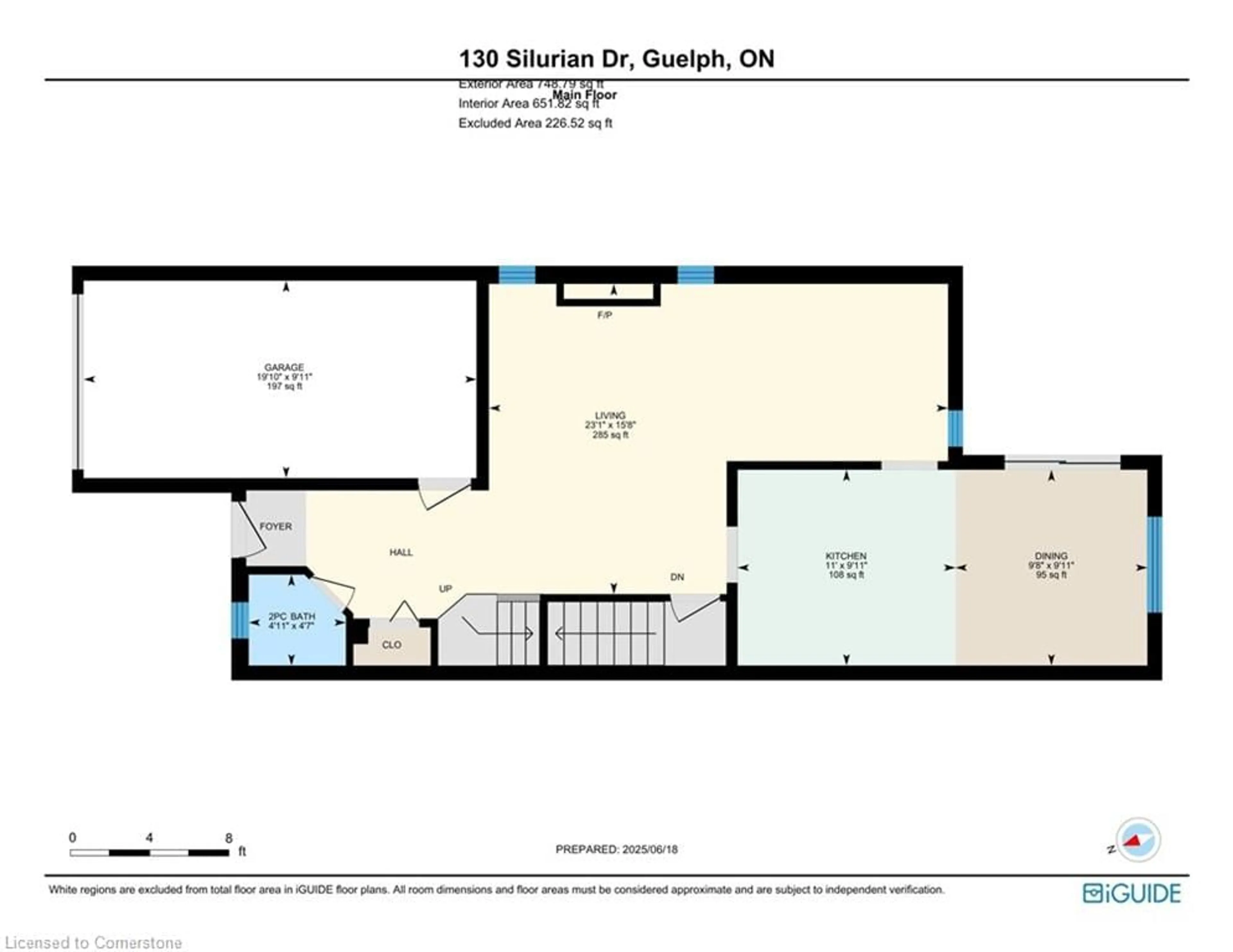 Floor plan for 130 Silurian Dr, Guelph Ontario N1E 7G1