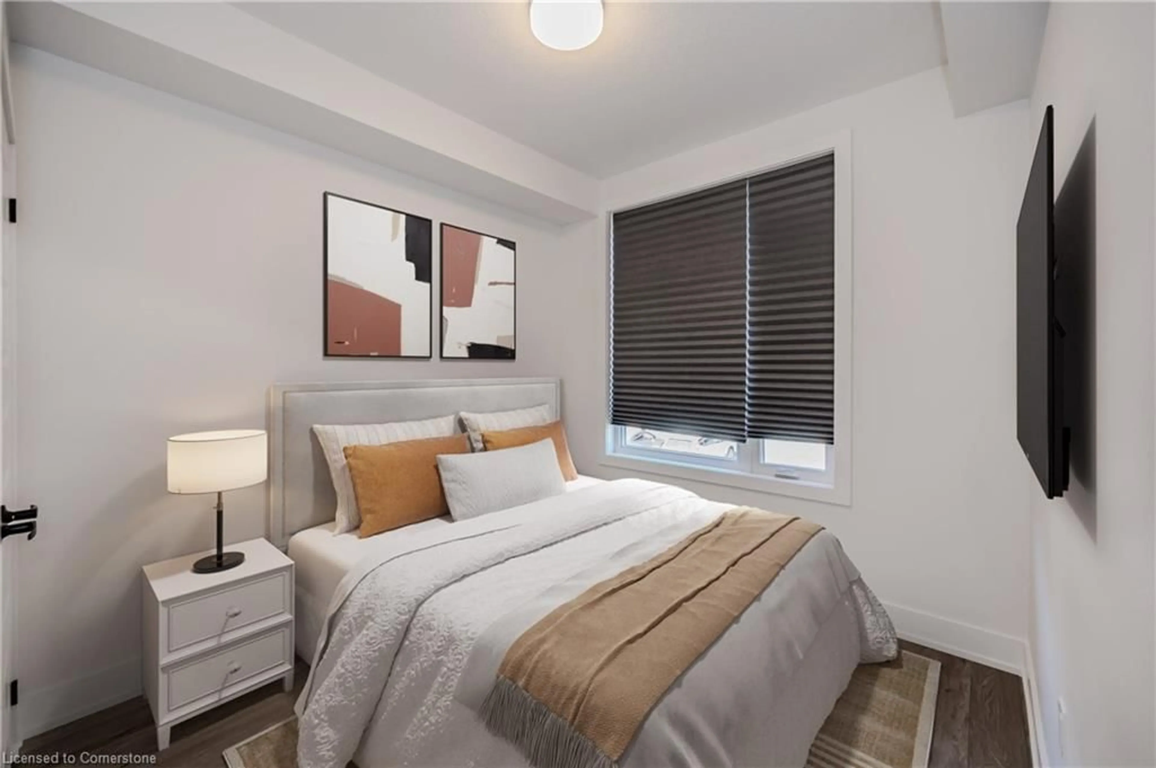 Bedroom with bed, unknown for 99 Roger St #29, Waterloo Ontario N2J 0G1