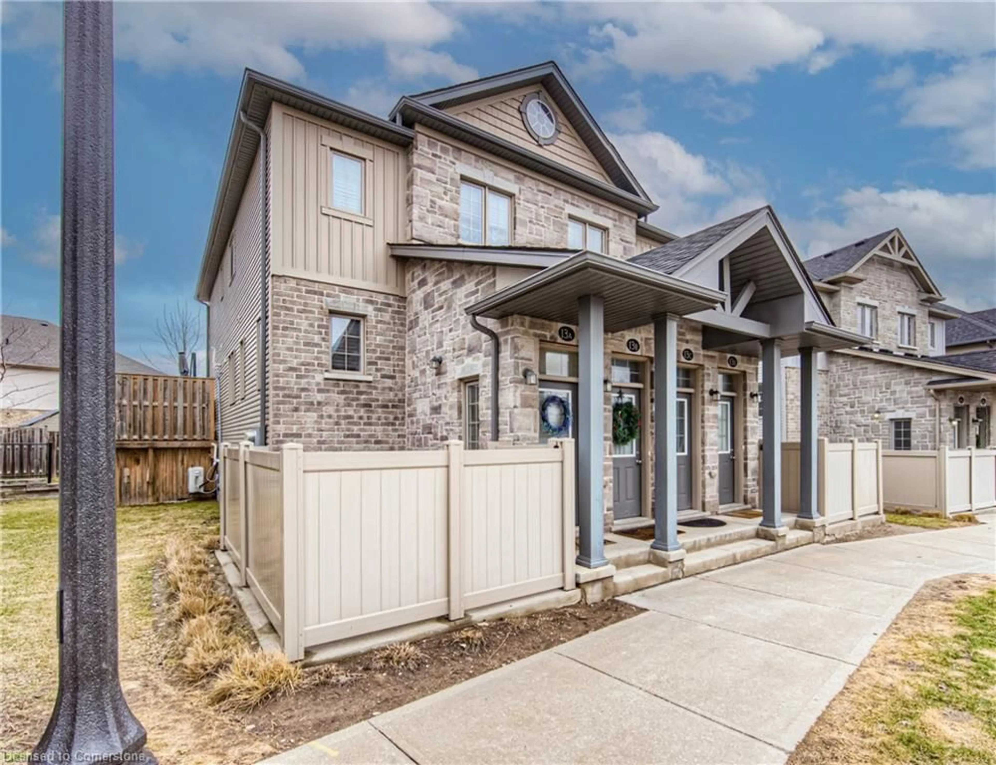 Home with brick exterior material, street for 388 Old Huron Rd #13A, Kitchener Ontario N2R 1P8