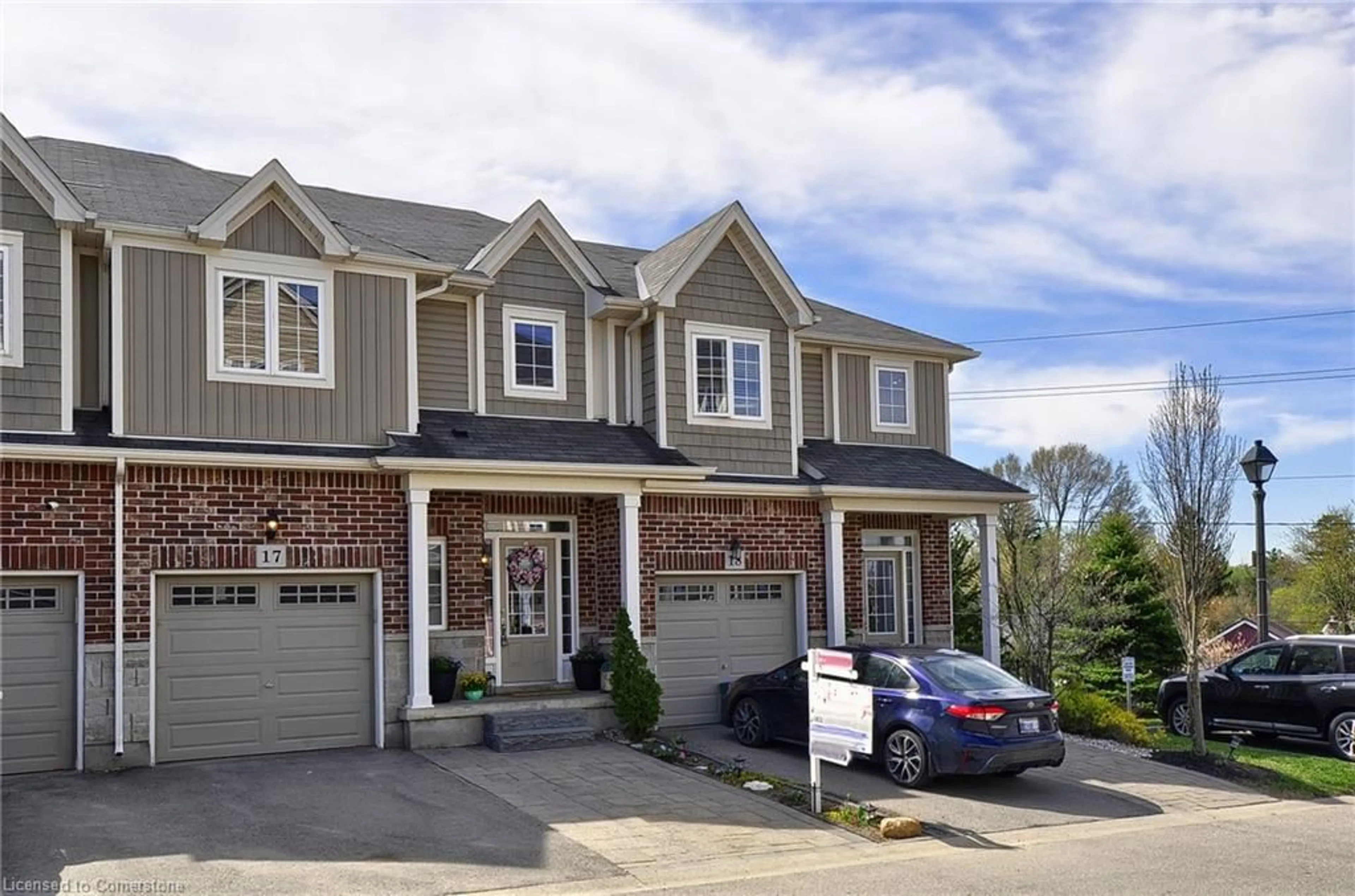 Home with brick exterior material, street for 100 Chester Dr #17, Cambridge Ontario N1T 0C8