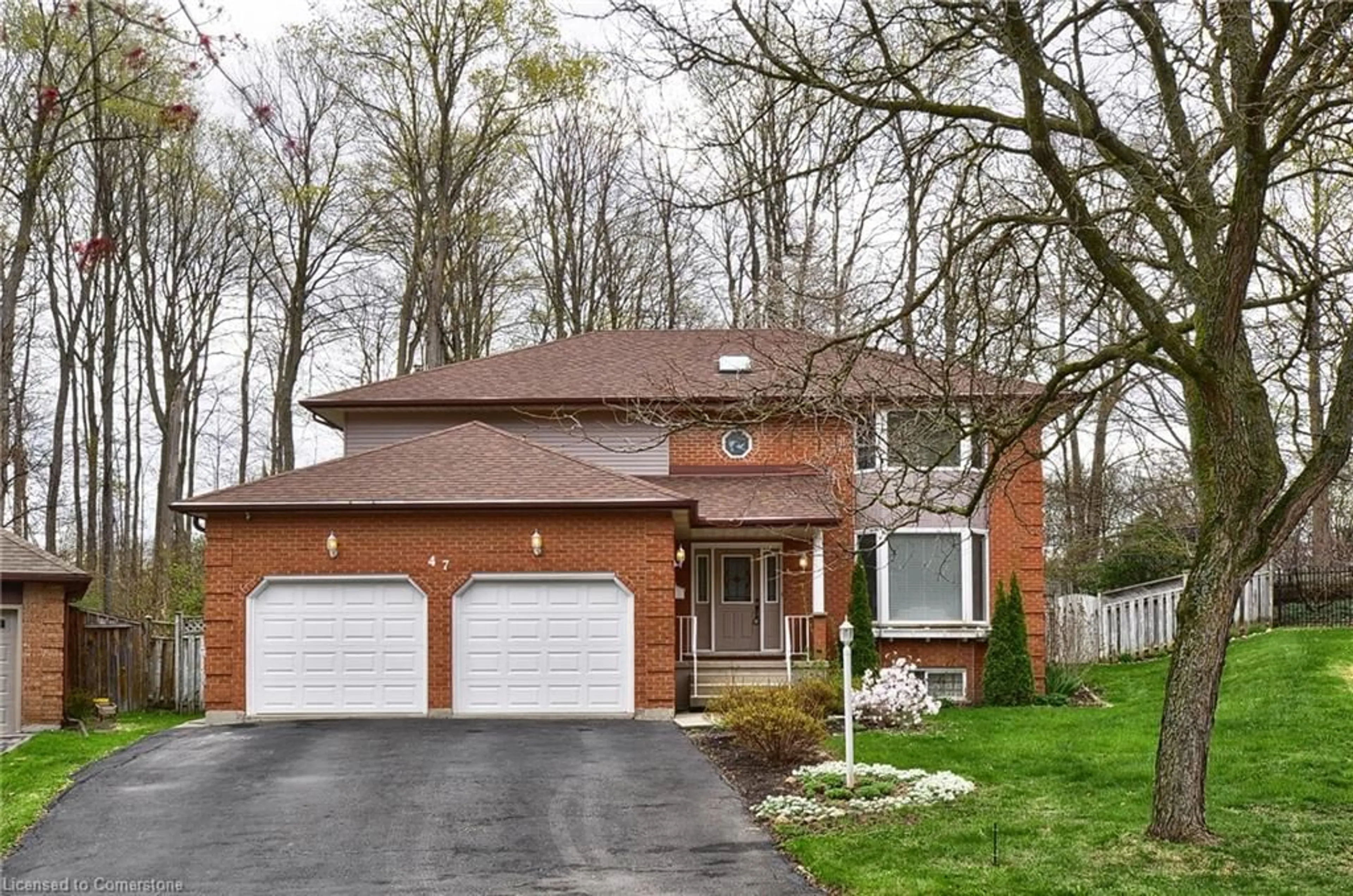 Home with brick exterior material, street for 47 Stoke Crt, Kitchener Ontario N2N 1Z5