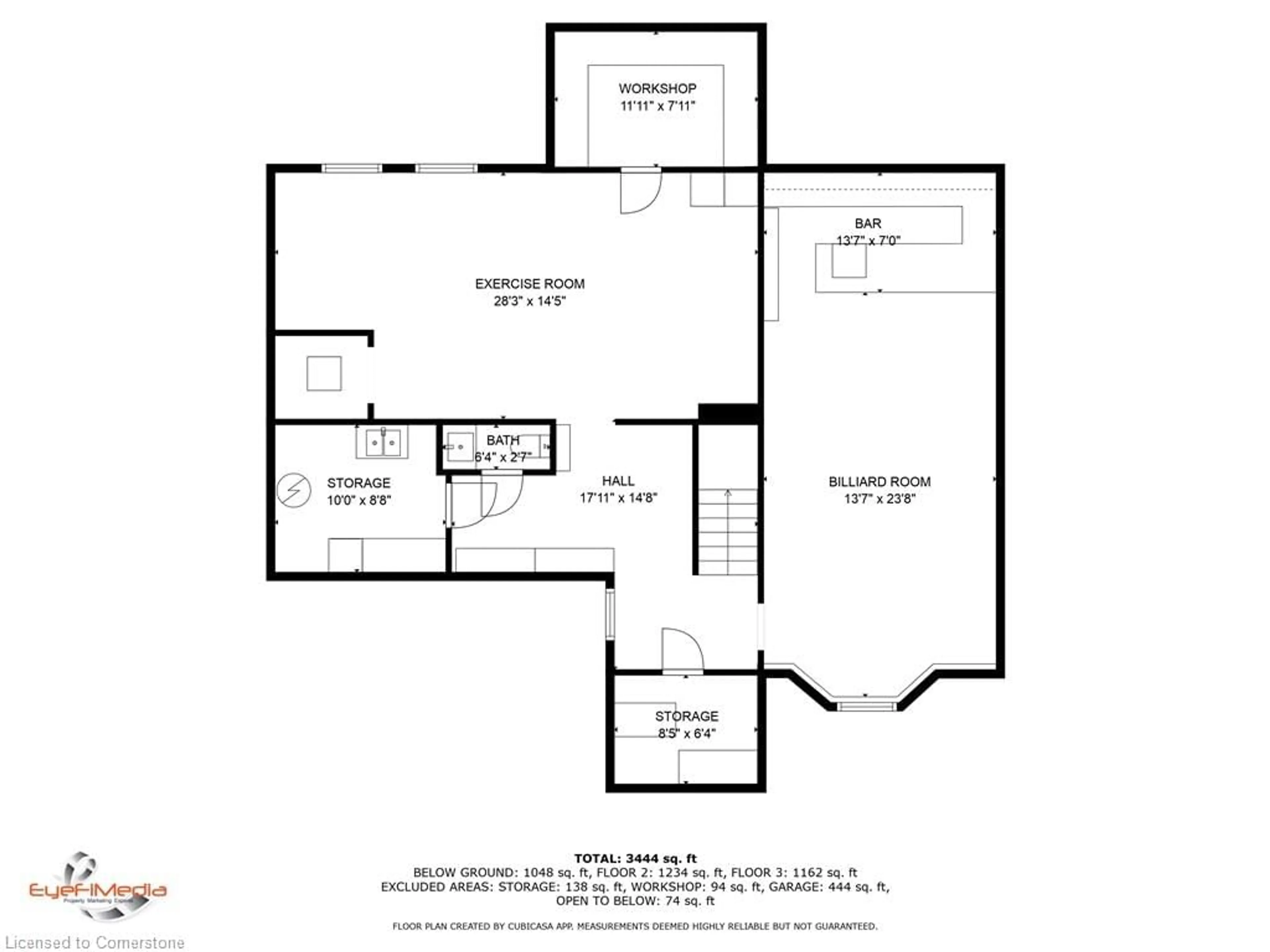 Floor plan for 47 Stoke Crt, Kitchener Ontario N2N 1Z5