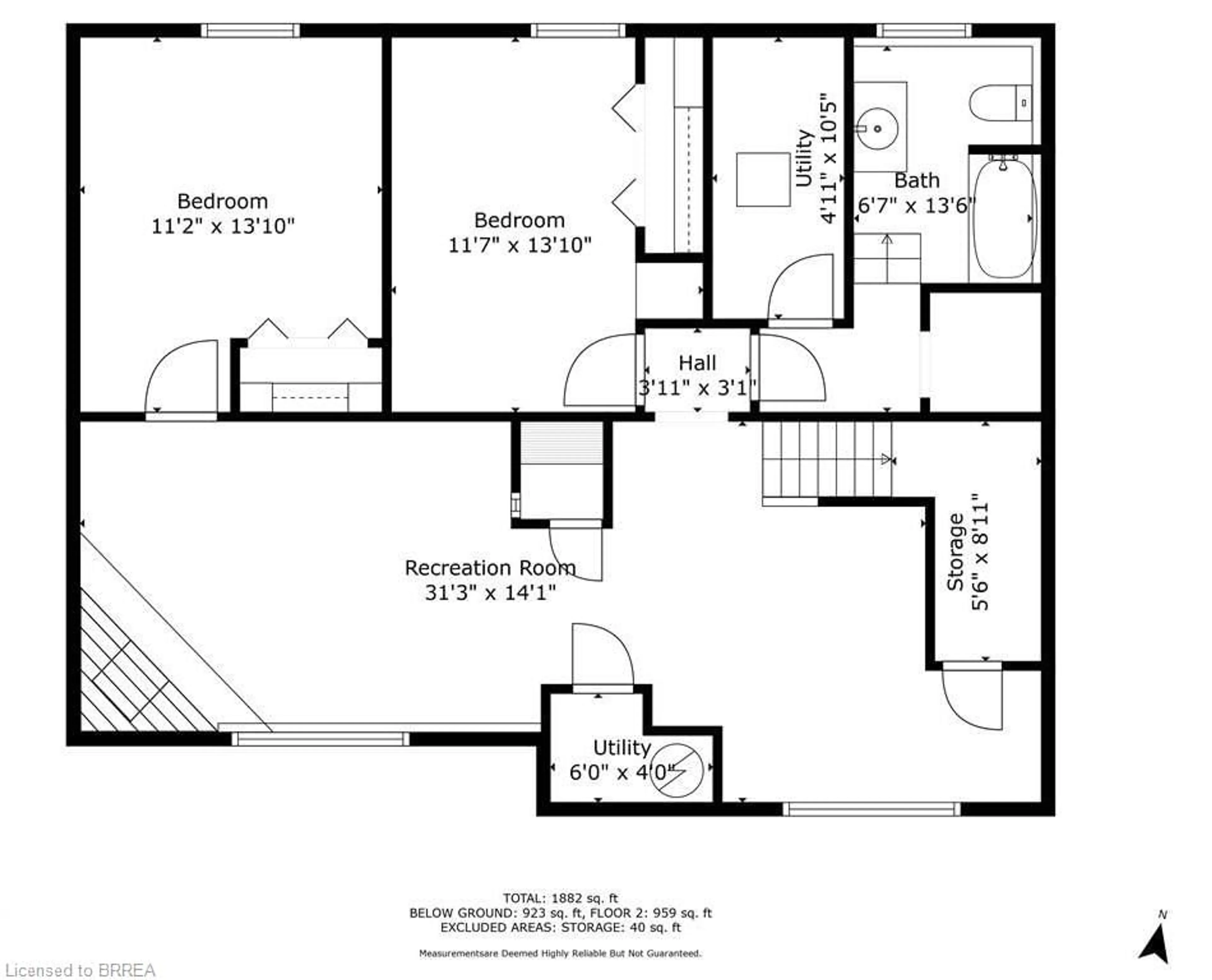 Floor plan for 917 Windham Road 11, Delhi Ontario N4B 2W5