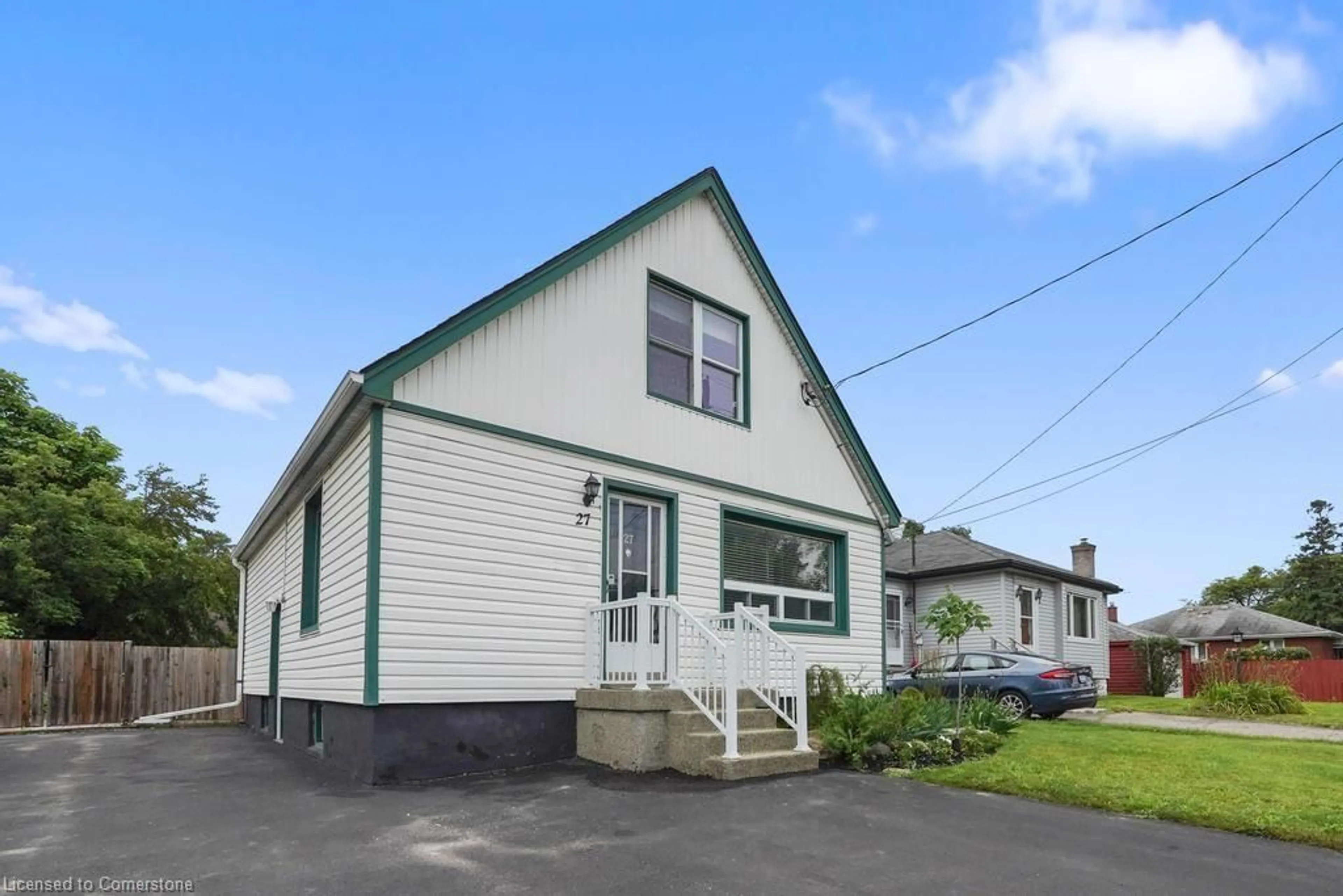 Home with vinyl exterior material, street for 27 David Ave, Hamilton Ontario L9A 3T9