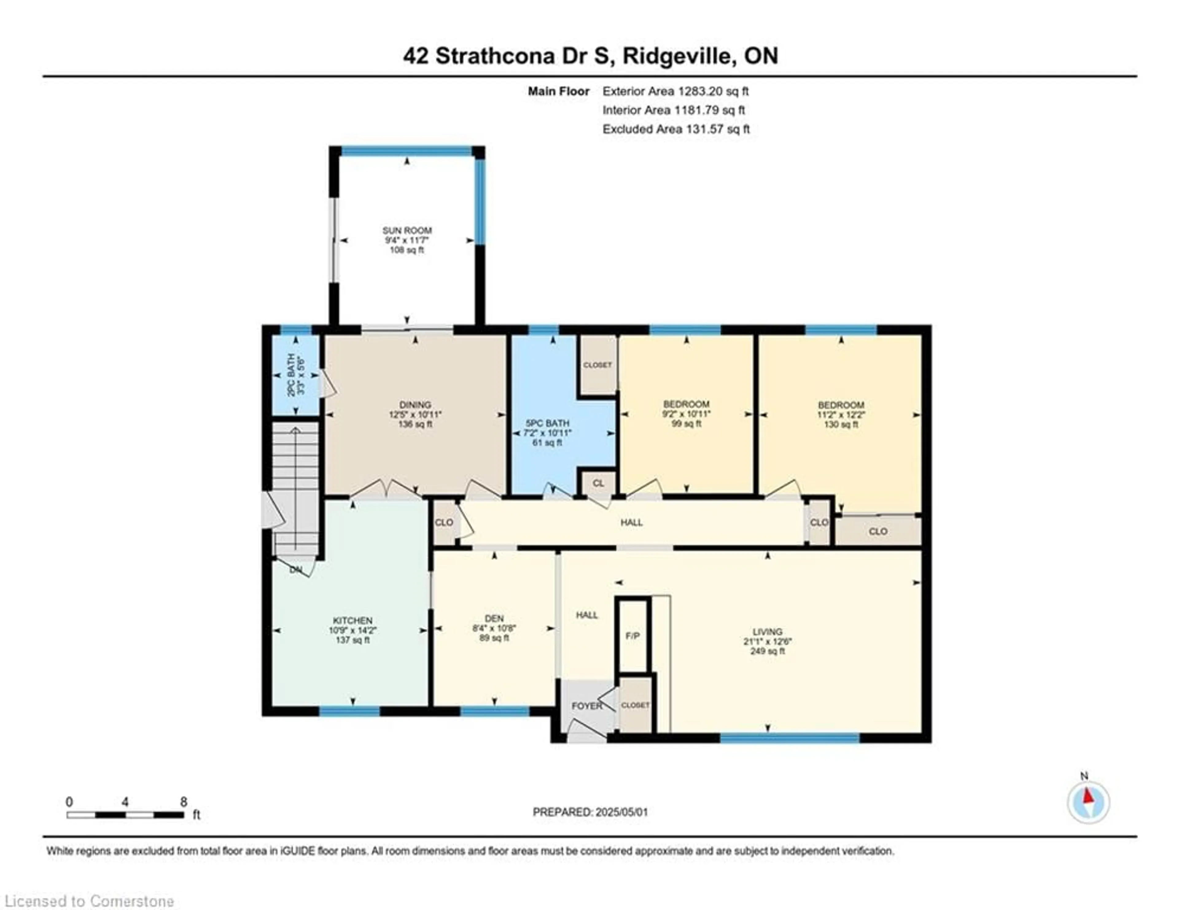Floor plan for 42 Strathcona Dr, Fonthill Ontario L0S 1E0