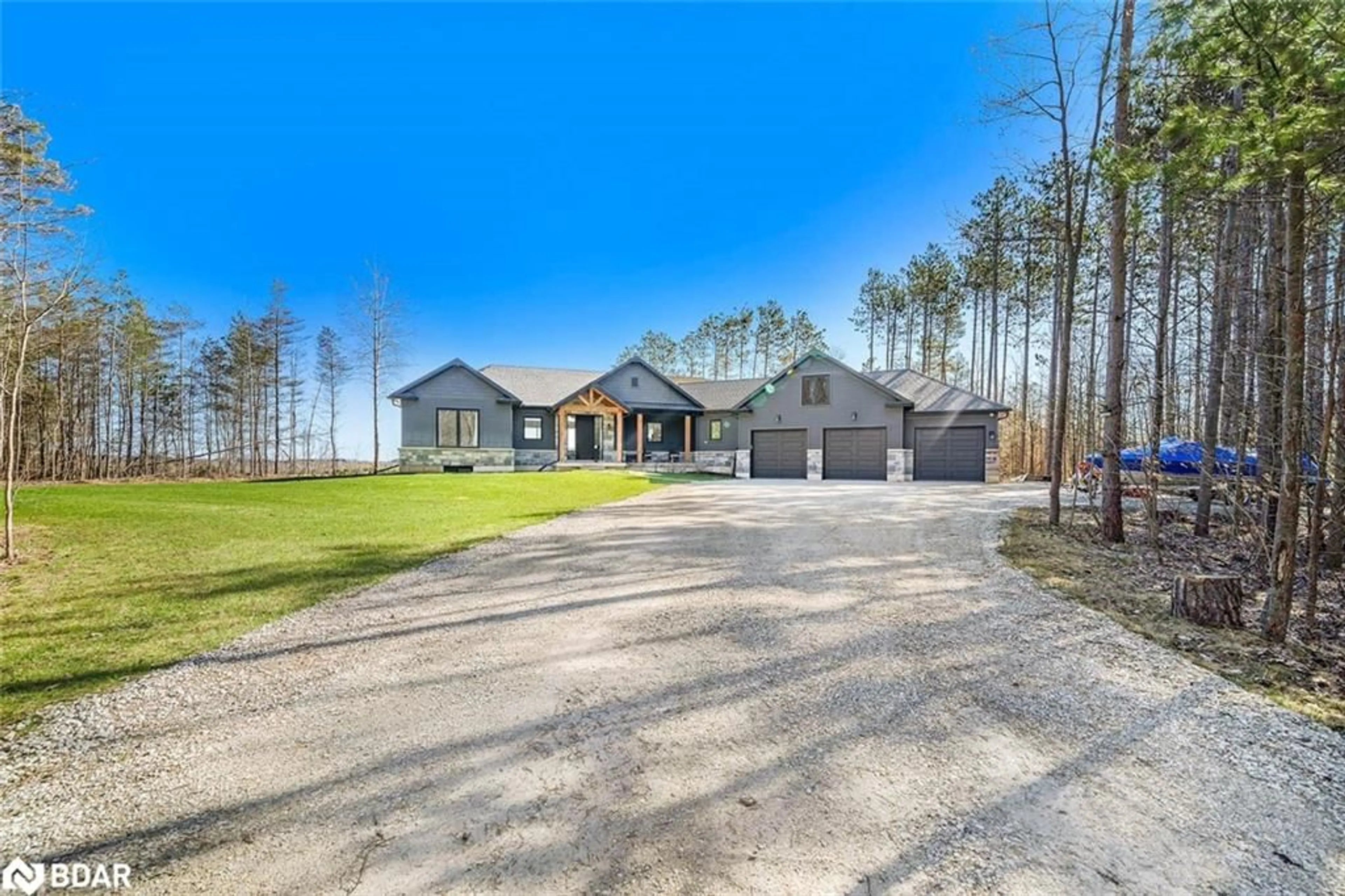 A pic from outside/outdoor area/front of a property/back of a property/a pic from drone, unknown for 3091 Centre Line Road, New Lowell Ontario L0M 1N0