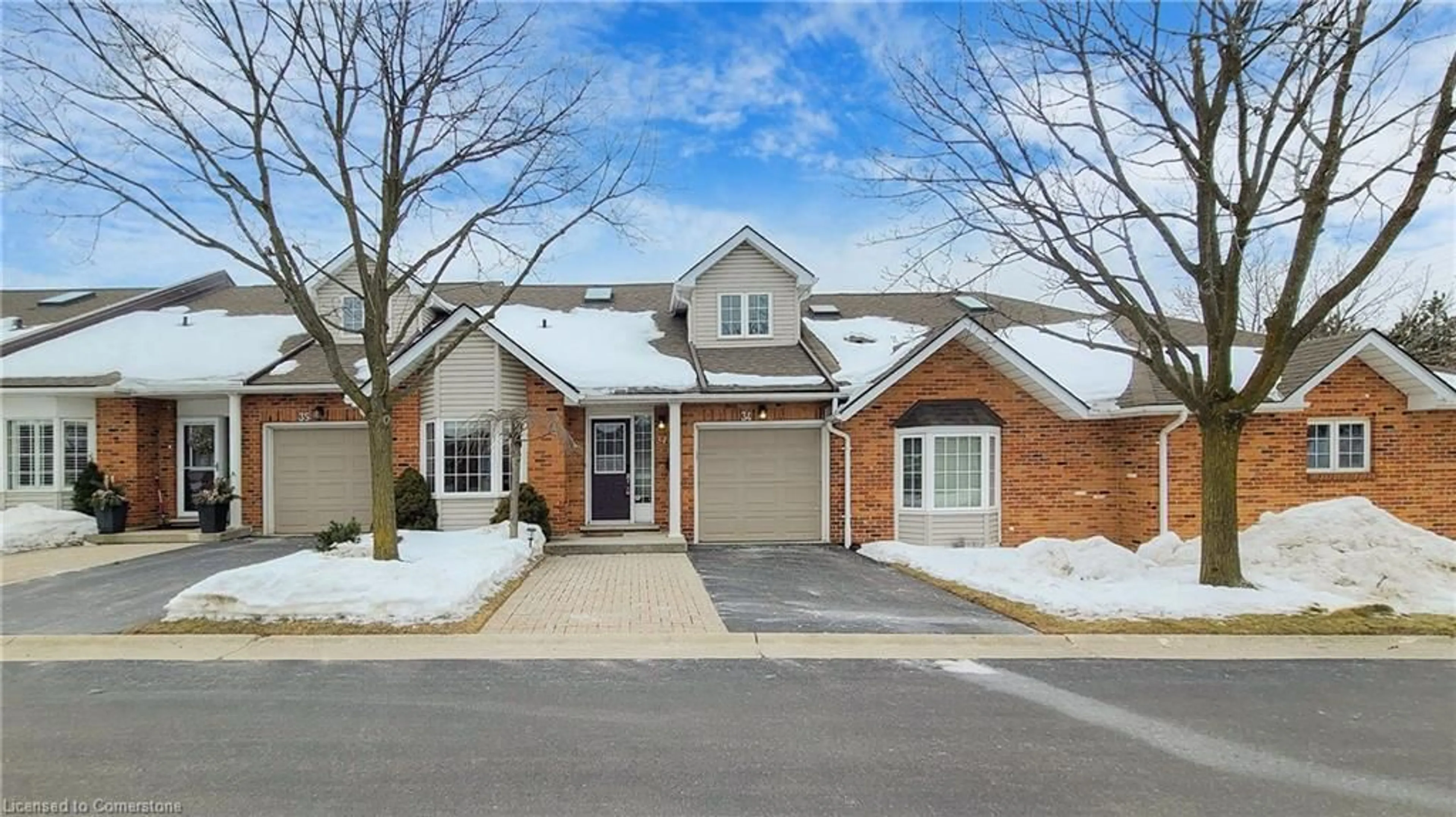 Home with brick exterior material, street for 810 Golf Links Rd #34, Ancaster Ontario L9K 1J7